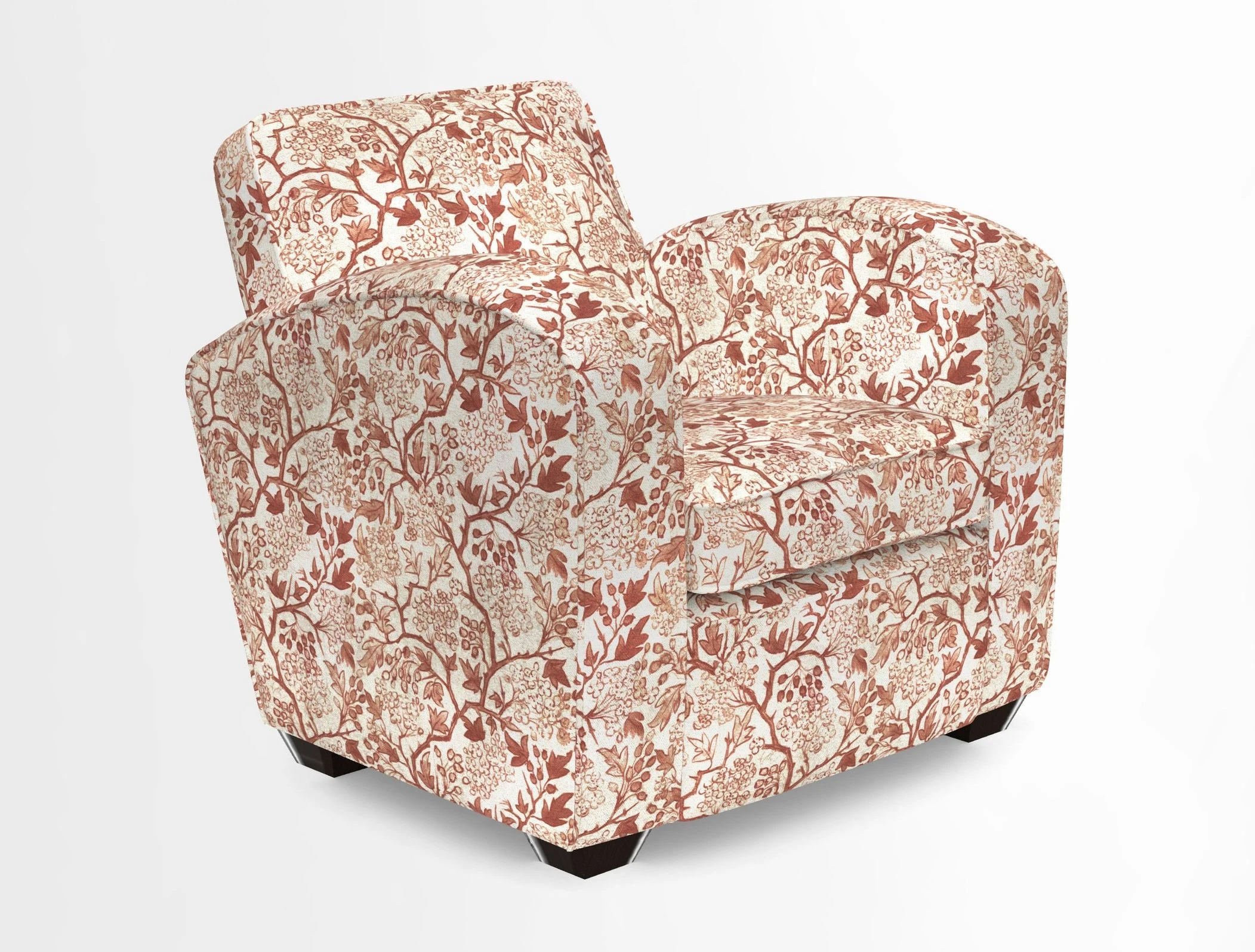 Montmartre Chair in V&A Brompton Collection Ikat Morning Blue