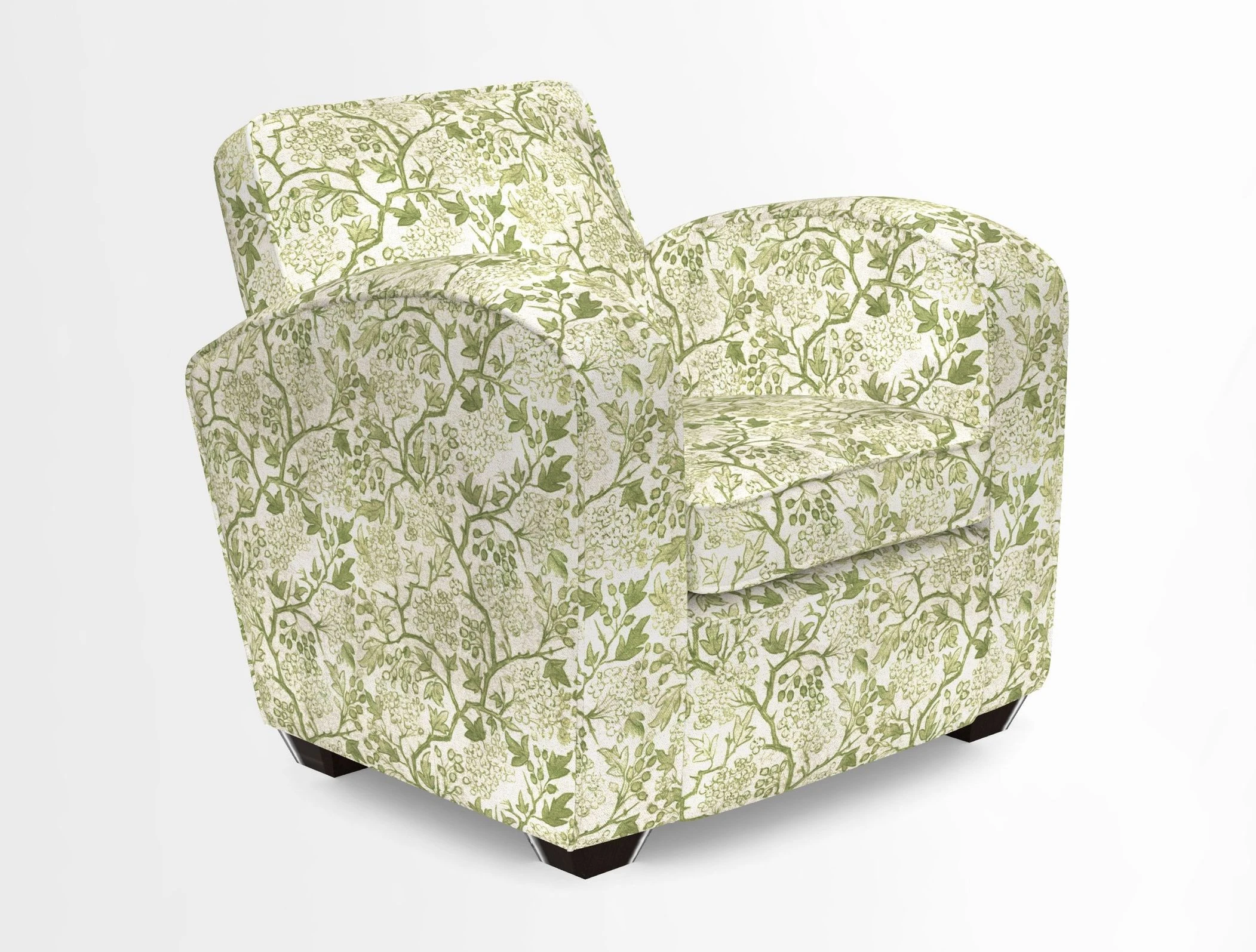 Montmartre Chair in V&A Brompton Collection Ikat Morning Blue