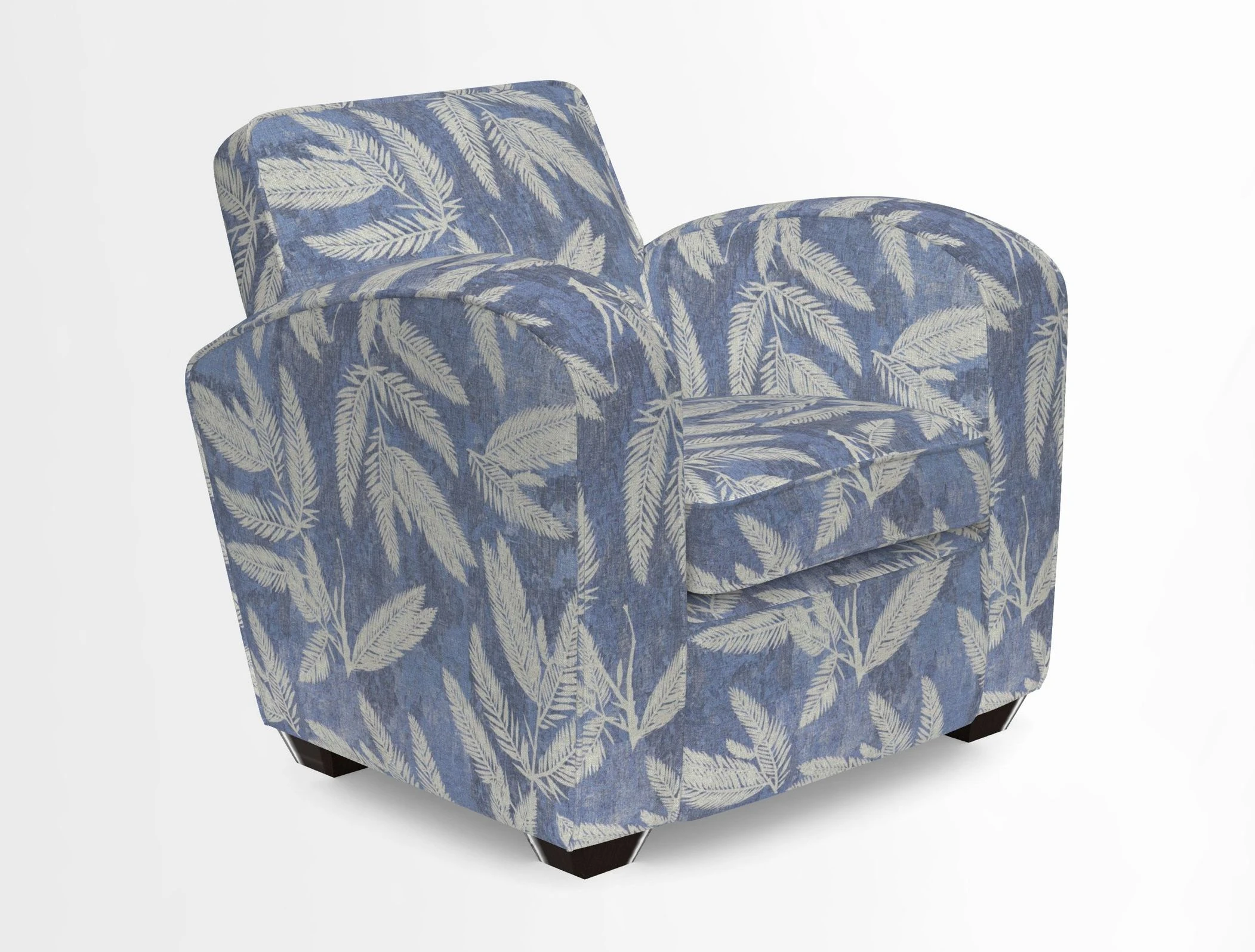 Montmartre Chair in V&A Brompton Collection Ikat Morning Blue