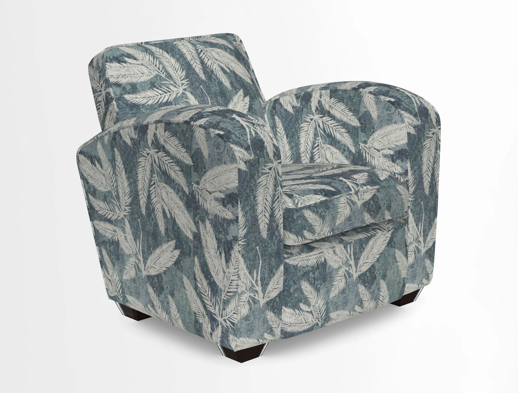 Montmartre Chair in V&A Brompton Collection Ikat Morning Blue