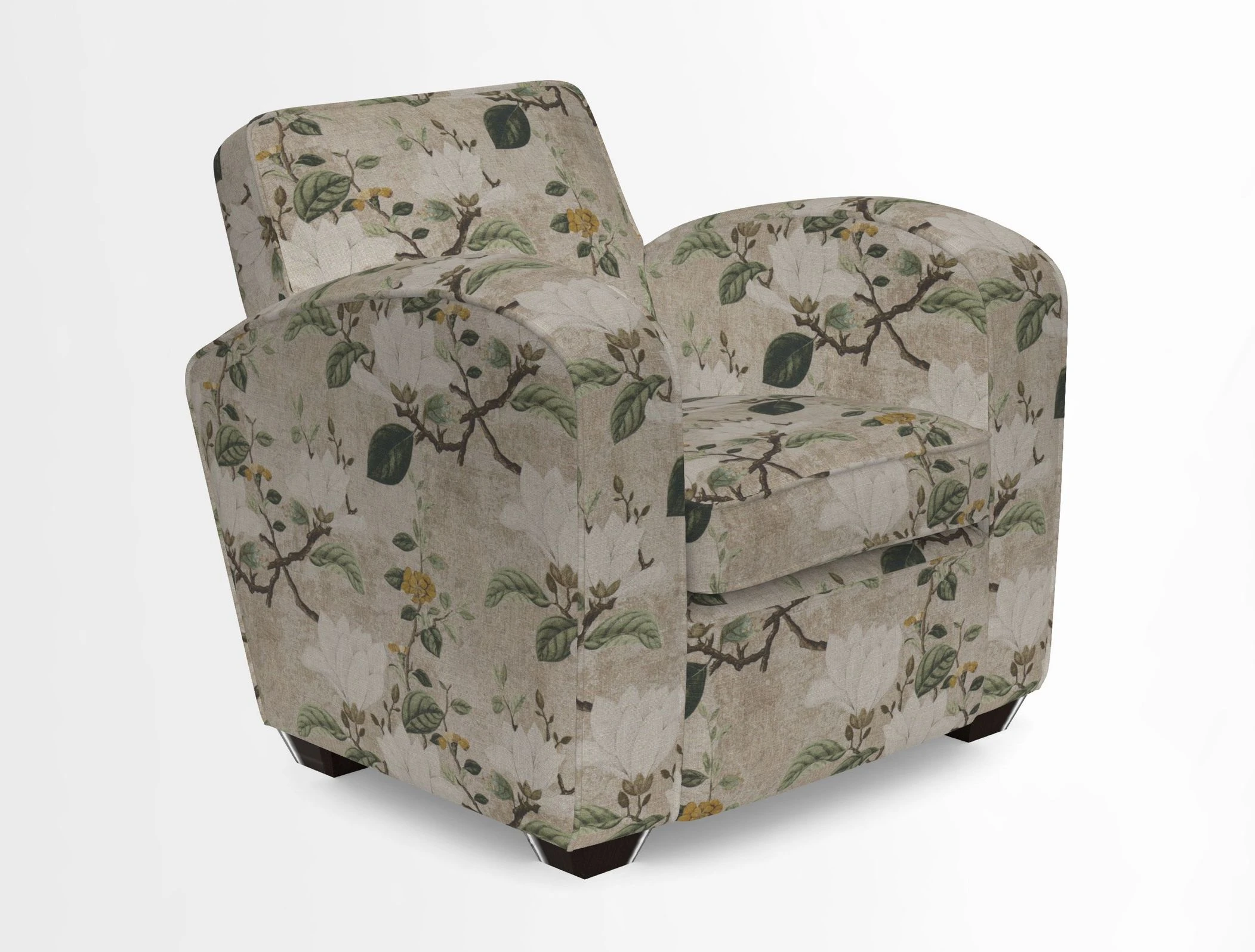 Montmartre Chair in V&A Brompton Collection Ikat Morning Blue