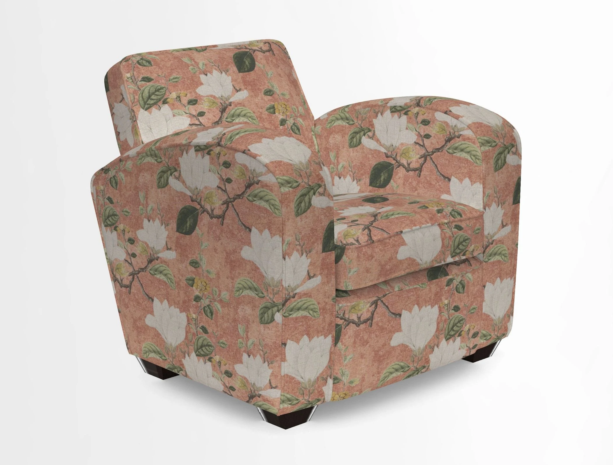 Montmartre Chair in V&A Brompton Collection Ikat Morning Blue