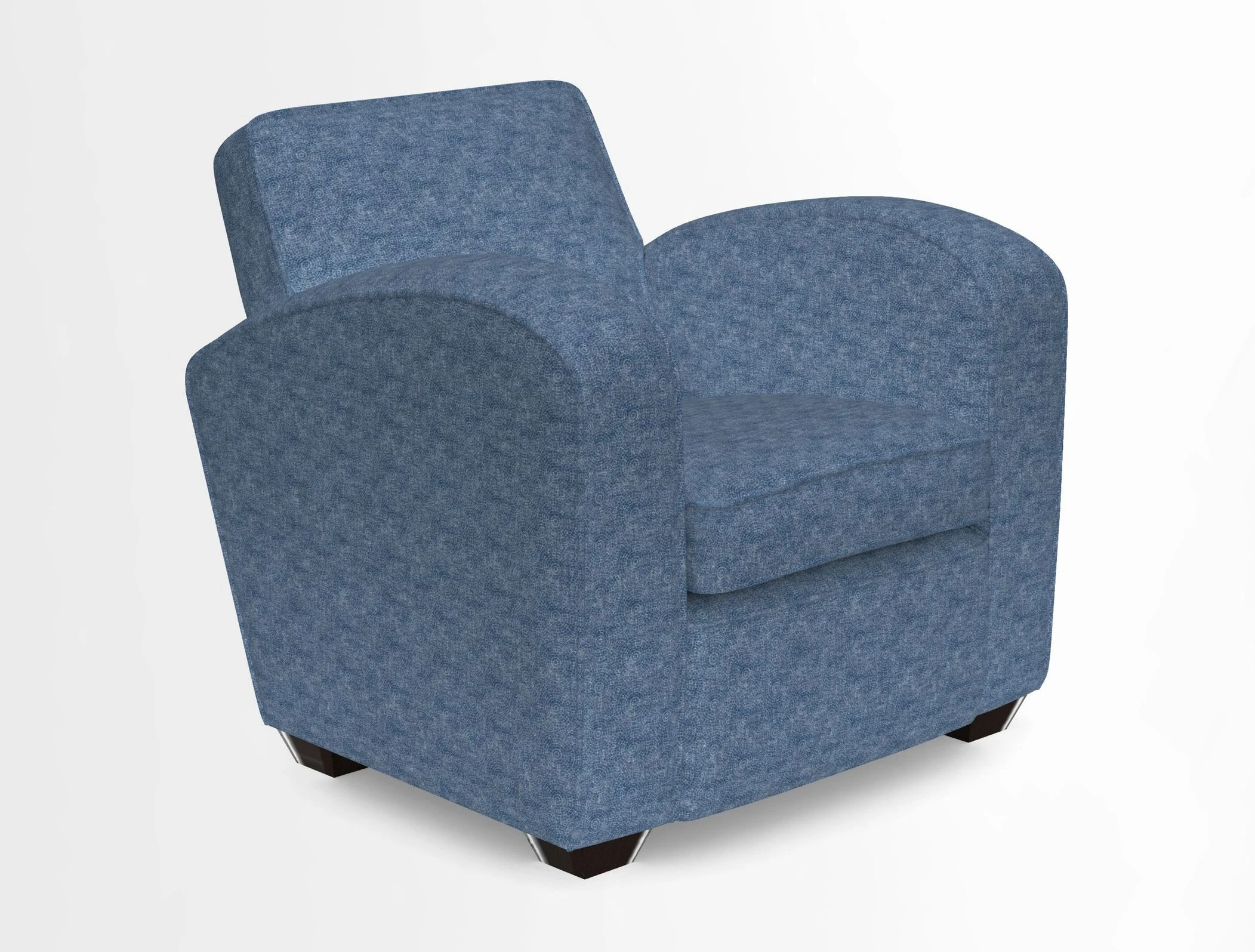 Montmartre Chair in V&A Brompton Collection Ikat Morning Blue