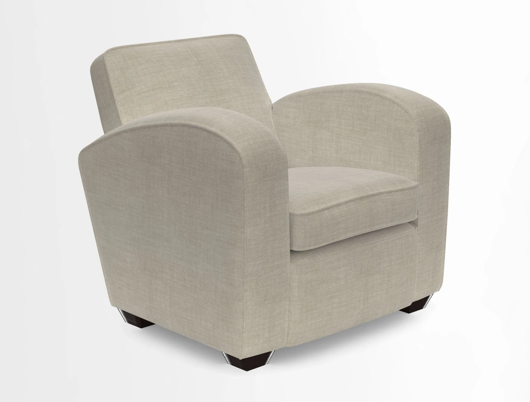 Montmartre Chair in V&A Brompton Collection Ikat Morning Blue