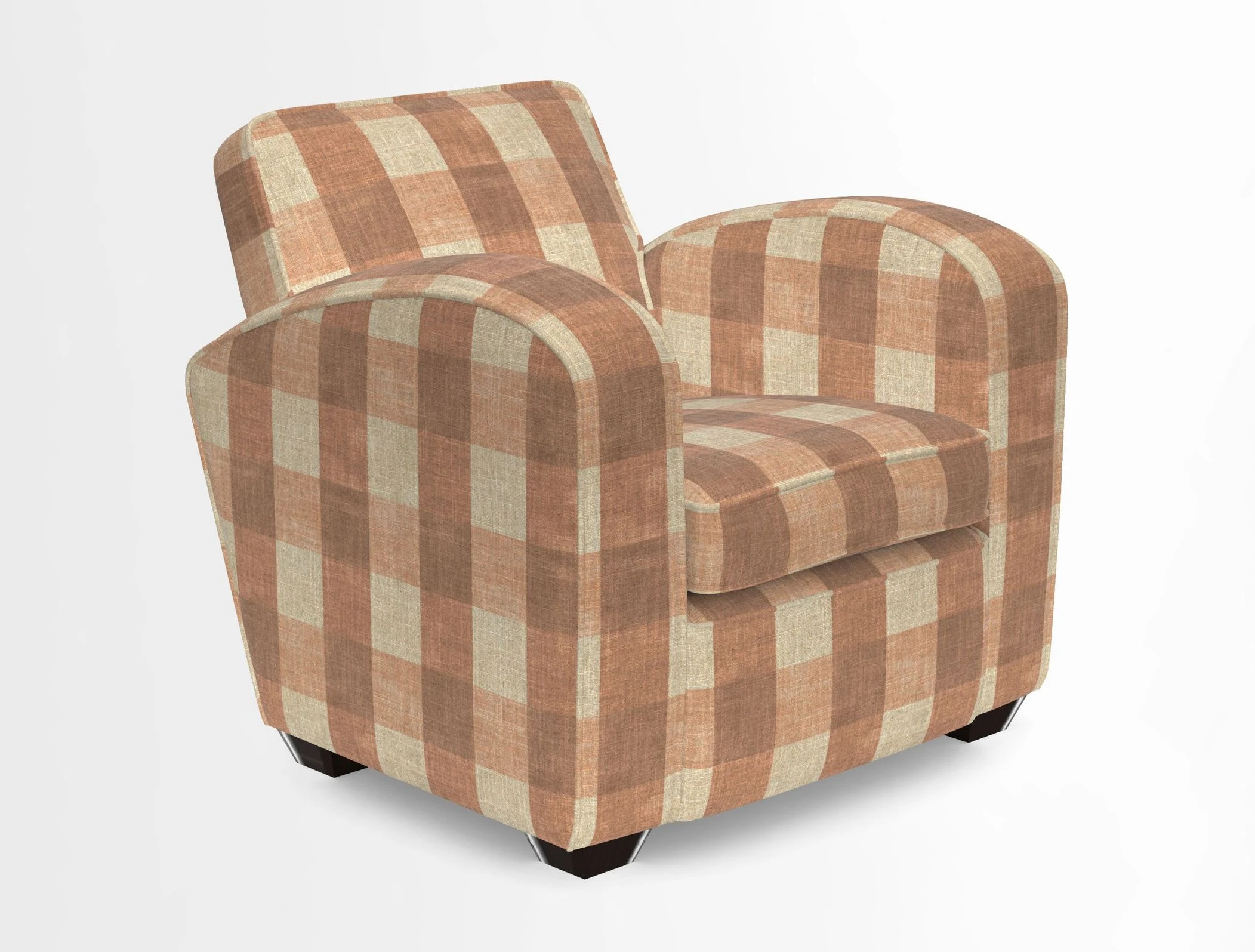 Montmartre Chair in V&A Brompton Collection Ikat Morning Blue