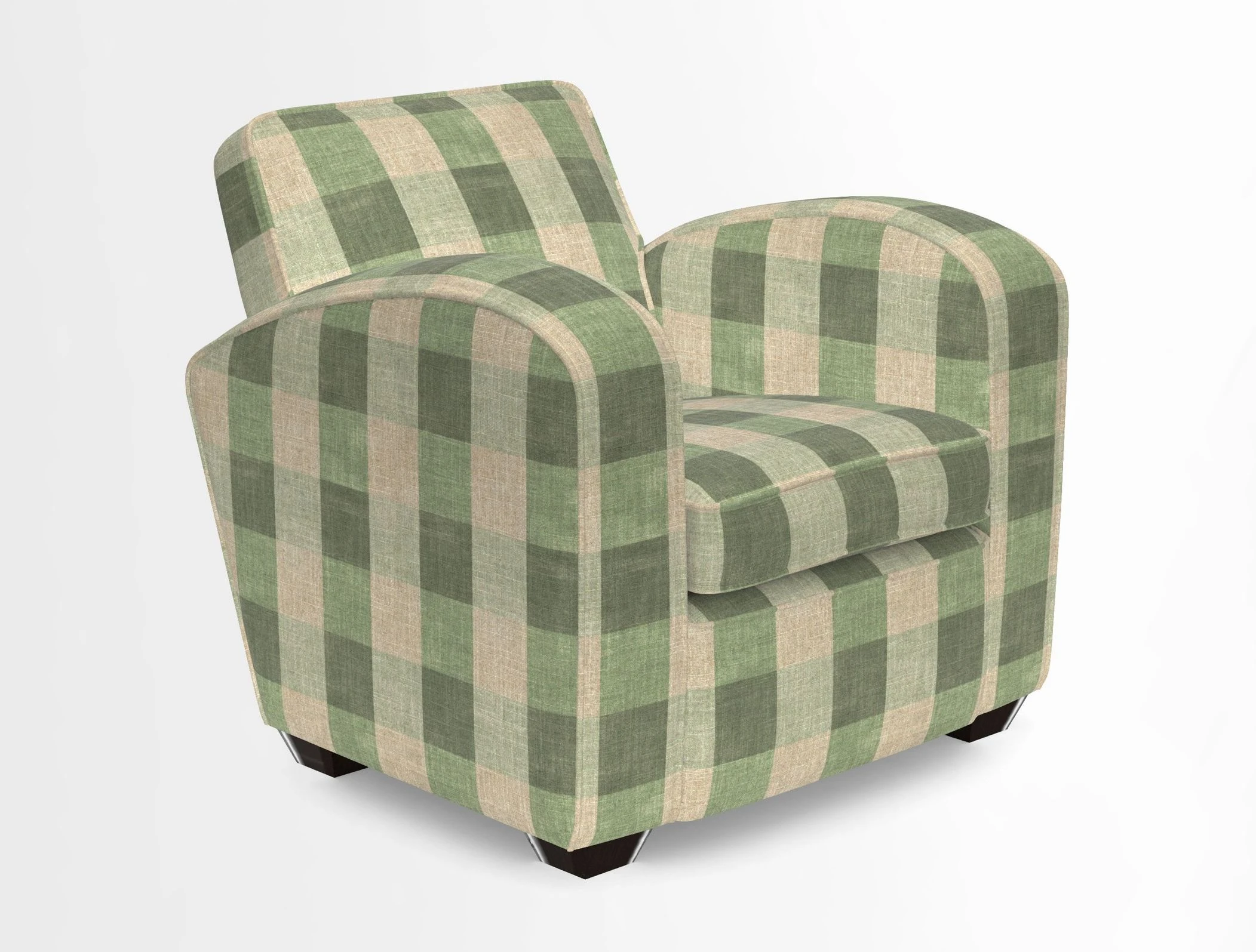 Montmartre Chair in V&A Brompton Collection Ikat Morning Blue