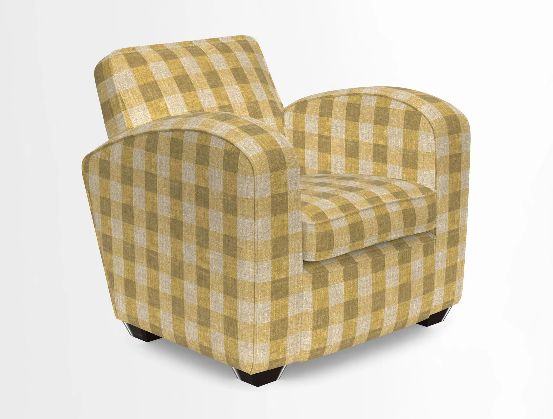 Montmartre Chair in V&A Brompton Collection Ikat Morning Blue