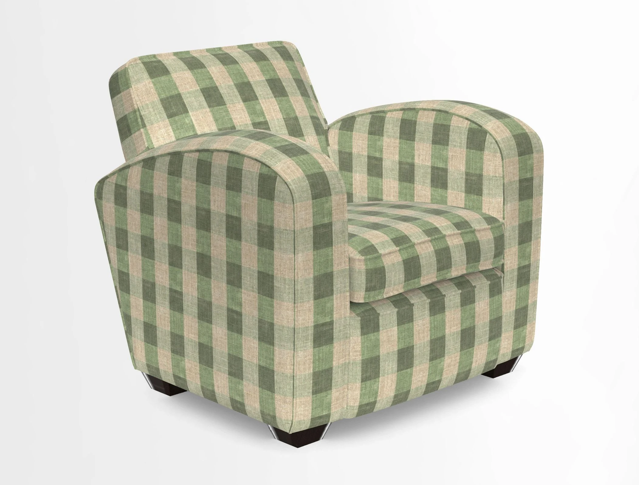 Montmartre Chair in V&A Brompton Collection Ikat Morning Blue