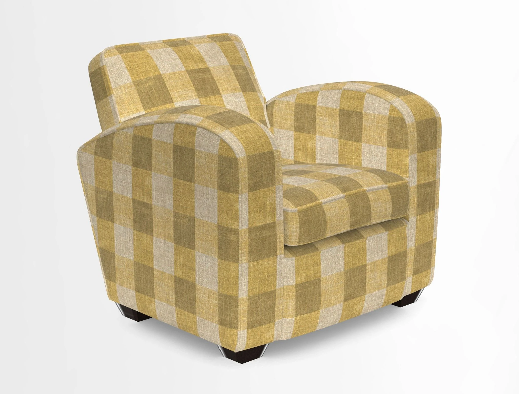 Montmartre Chair in V&A Brompton Collection Ikat Morning Blue