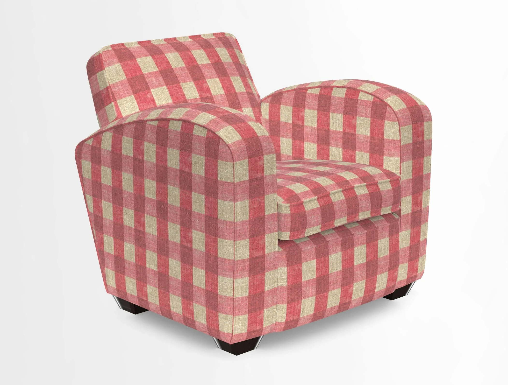 Montmartre Chair in V&A Brompton Collection Ikat Morning Blue