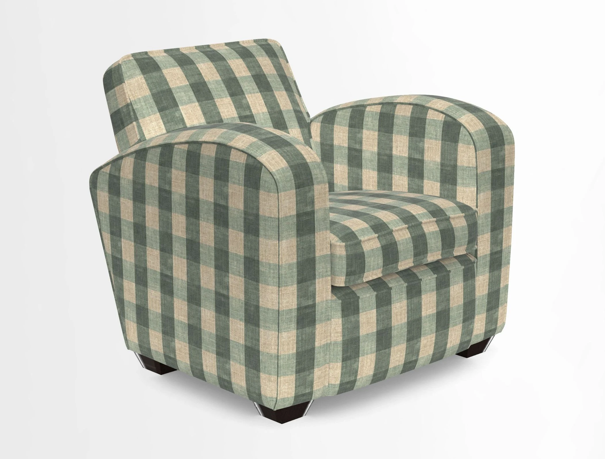 Montmartre Chair in V&A Brompton Collection Ikat Morning Blue