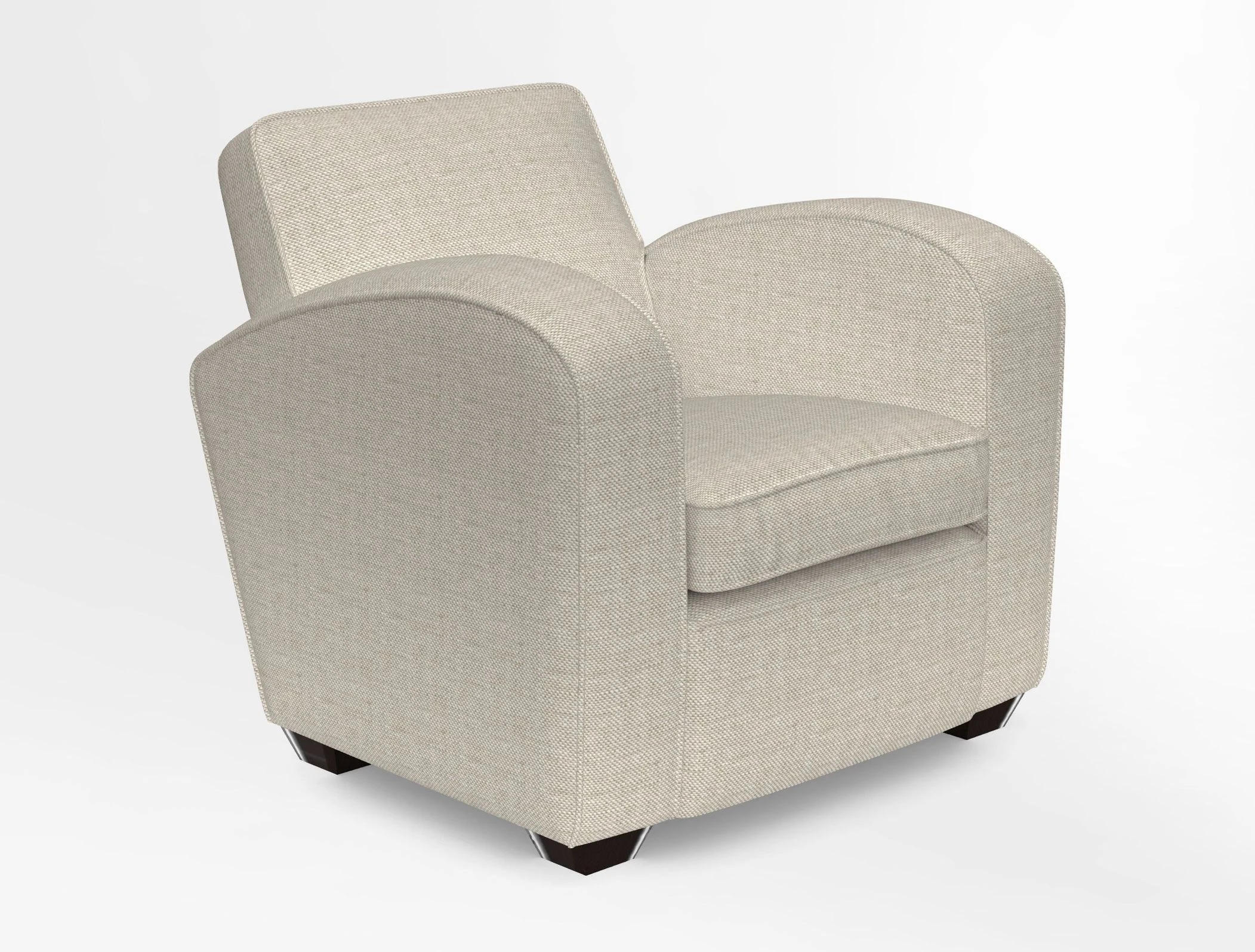 Montmartre Chair in V&A Brompton Collection Ikat Morning Blue