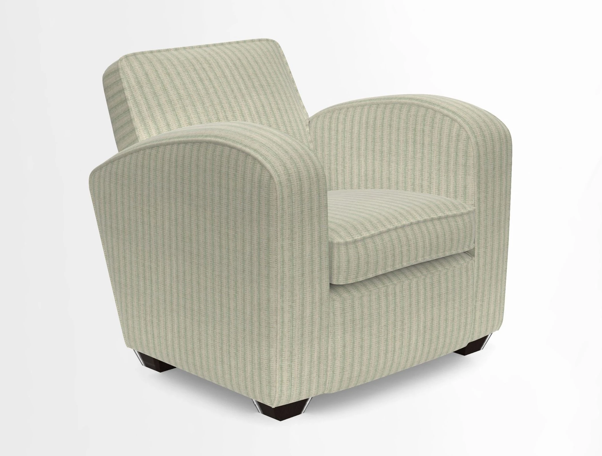 Montmartre Chair in V&A Brompton Collection Ikat Morning Blue