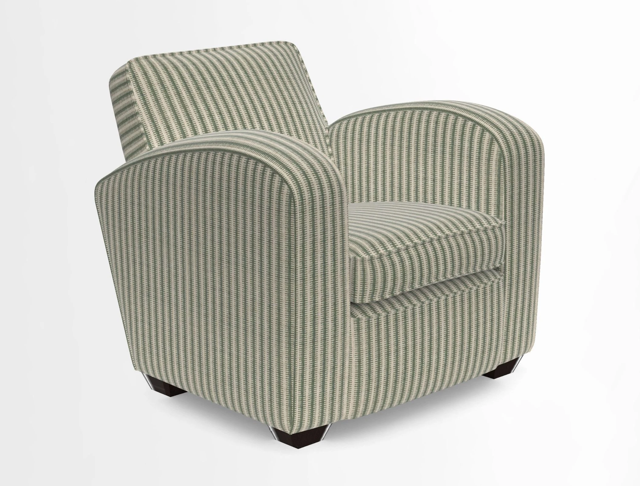 Montmartre Chair in V&A Brompton Collection Ikat Morning Blue