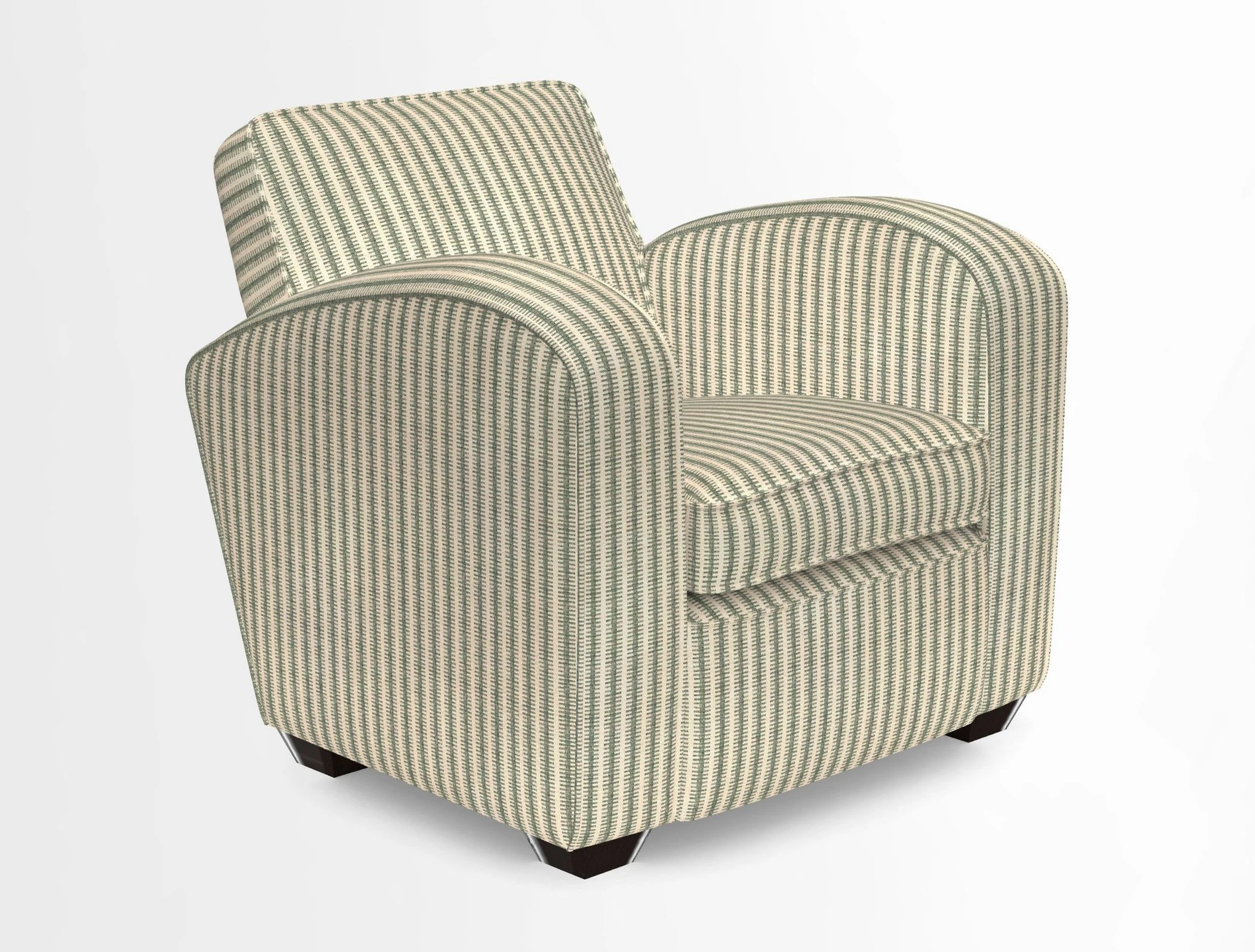 Montmartre Chair in V&A Brompton Collection Ikat Morning Blue