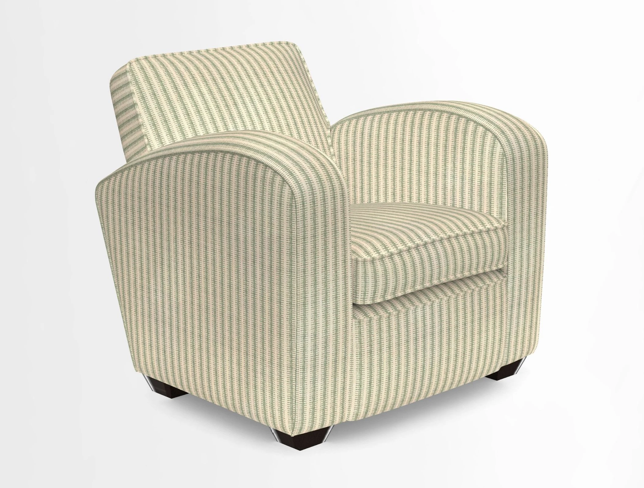 Montmartre Chair in V&A Brompton Collection Ikat Morning Blue