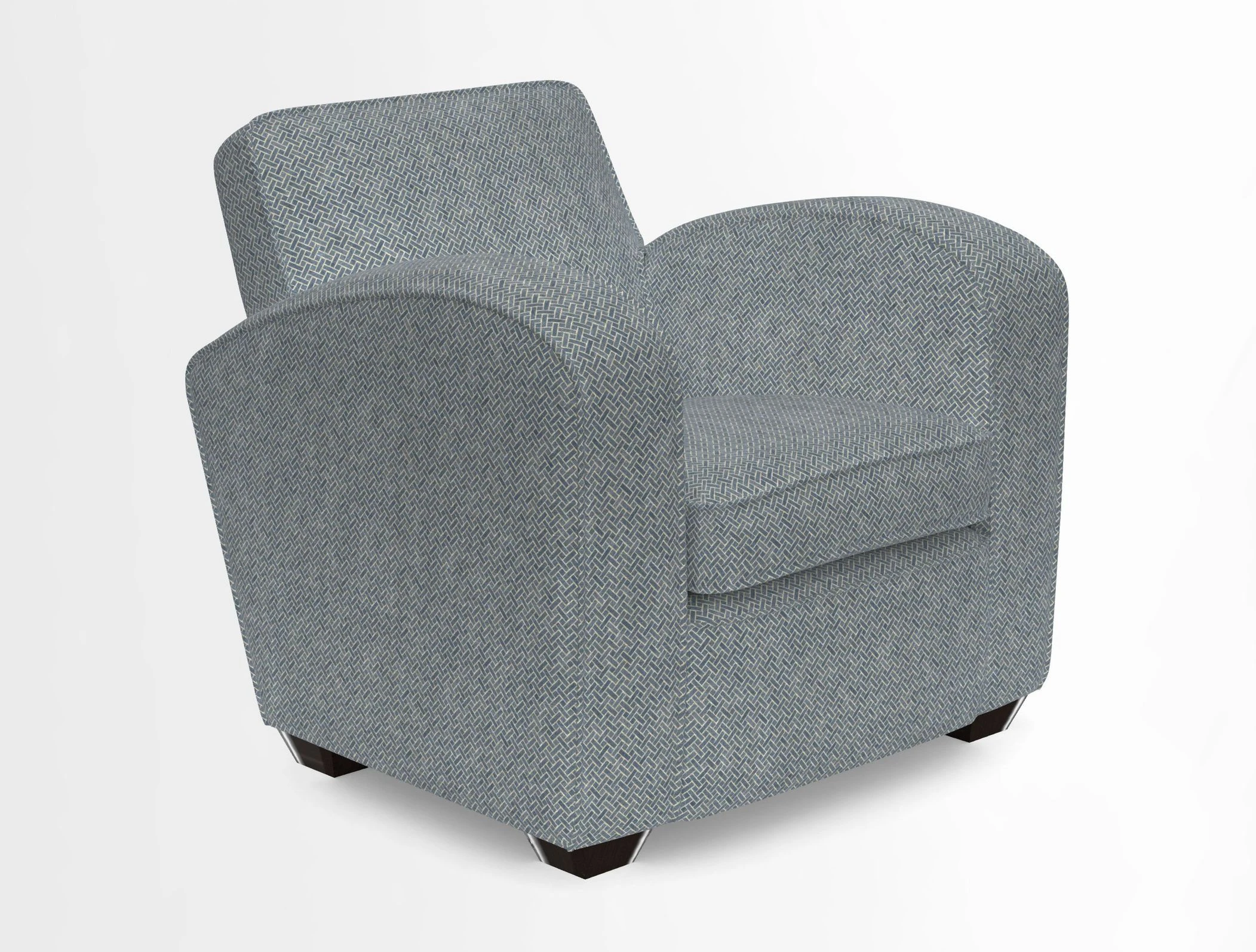 Montmartre Chair in V&A Brompton Collection Ikat Morning Blue