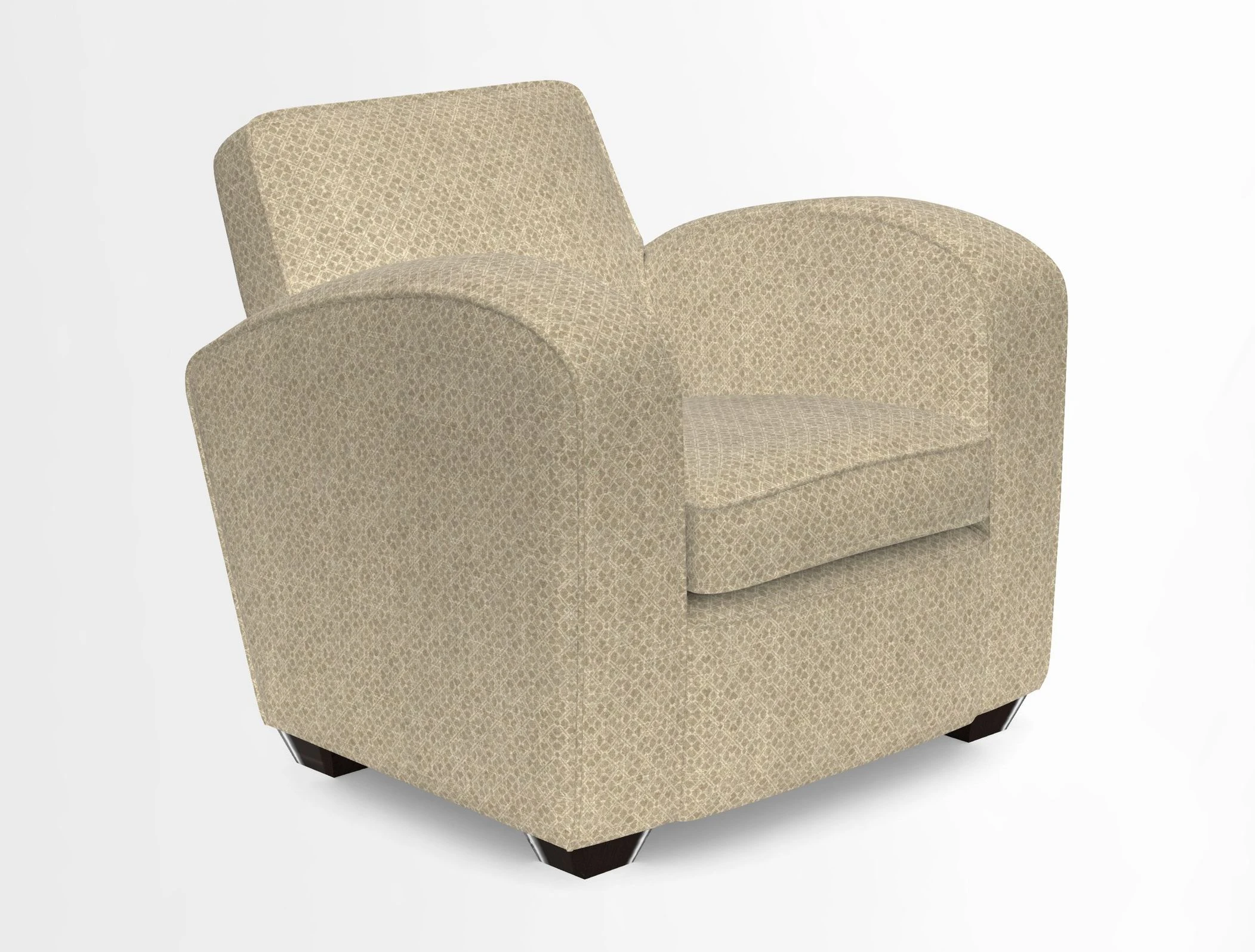 Montmartre Chair in V&A Brompton Collection Ikat Morning Blue