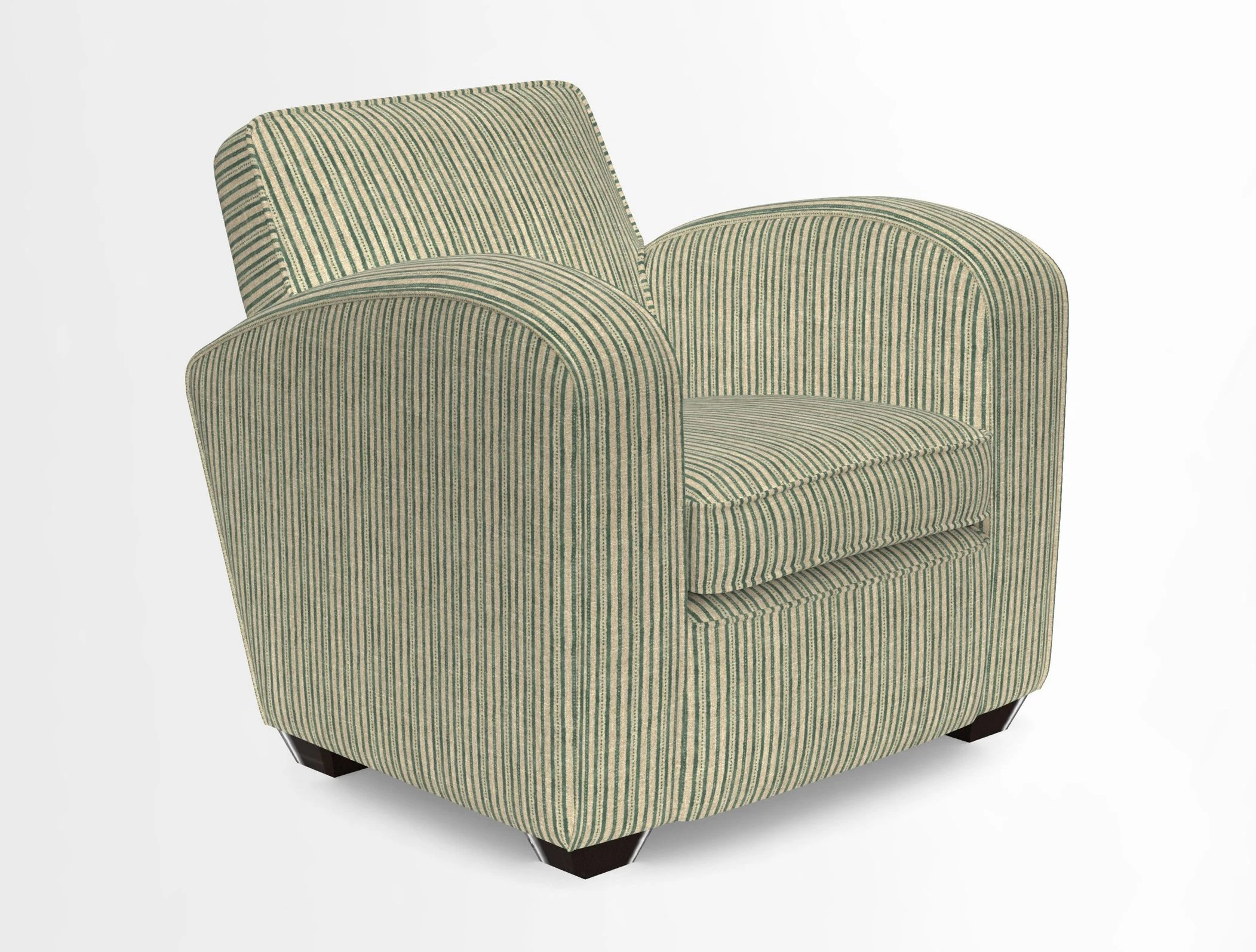 Montmartre Chair in V&A Brompton Collection Ikat Morning Blue