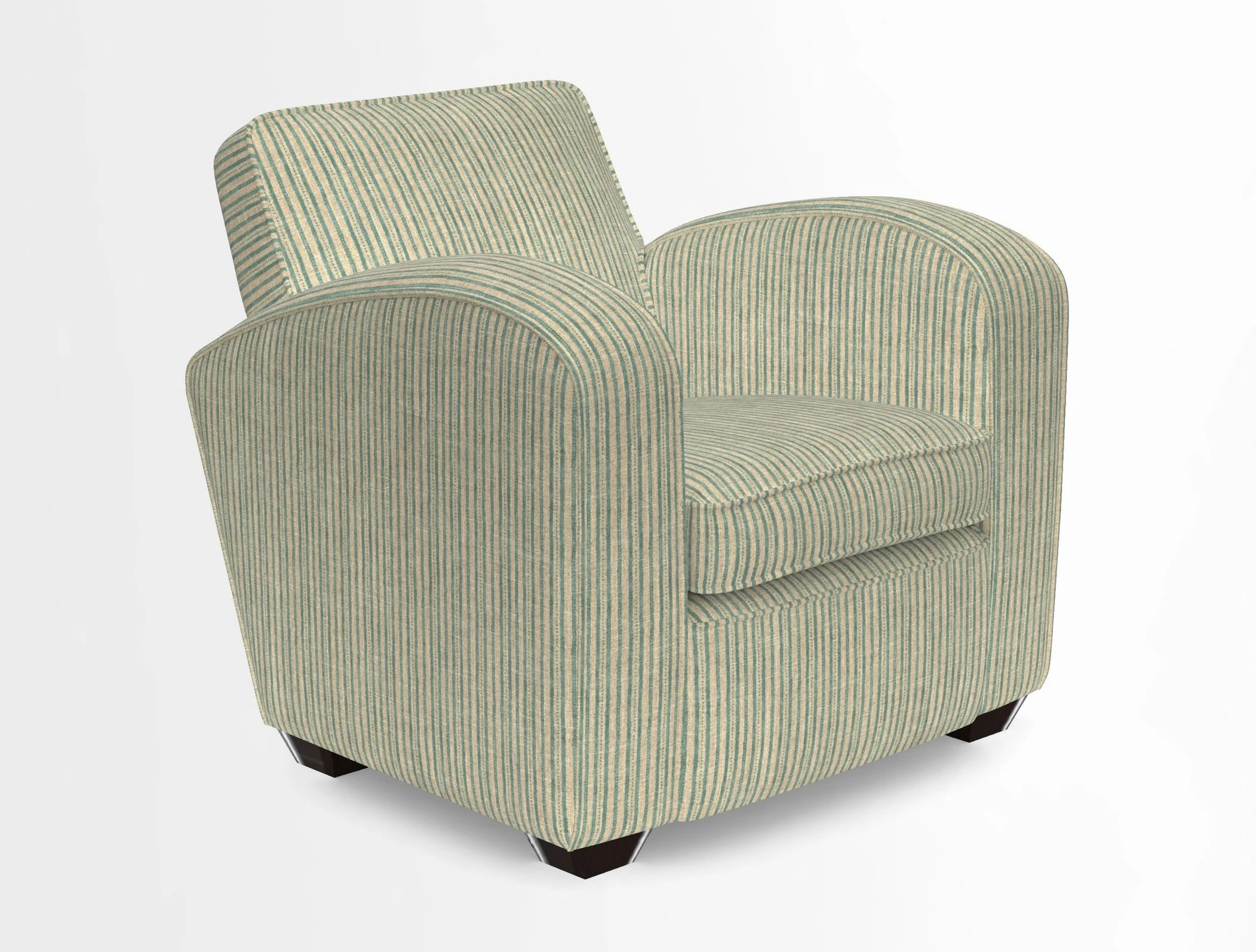 Montmartre Chair in V&A Brompton Collection Ikat Morning Blue