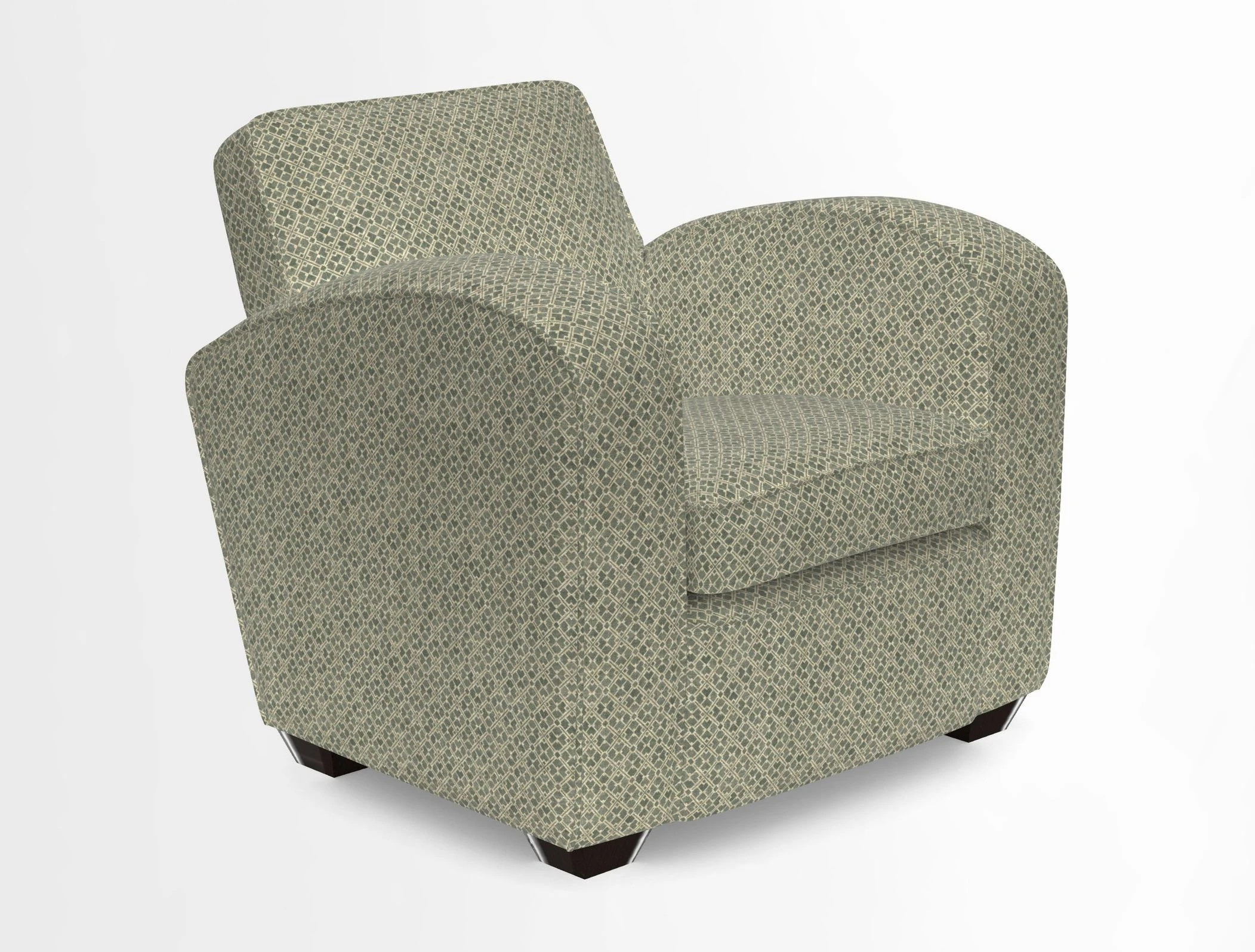 Montmartre Chair in V&A Brompton Collection Ikat Morning Blue