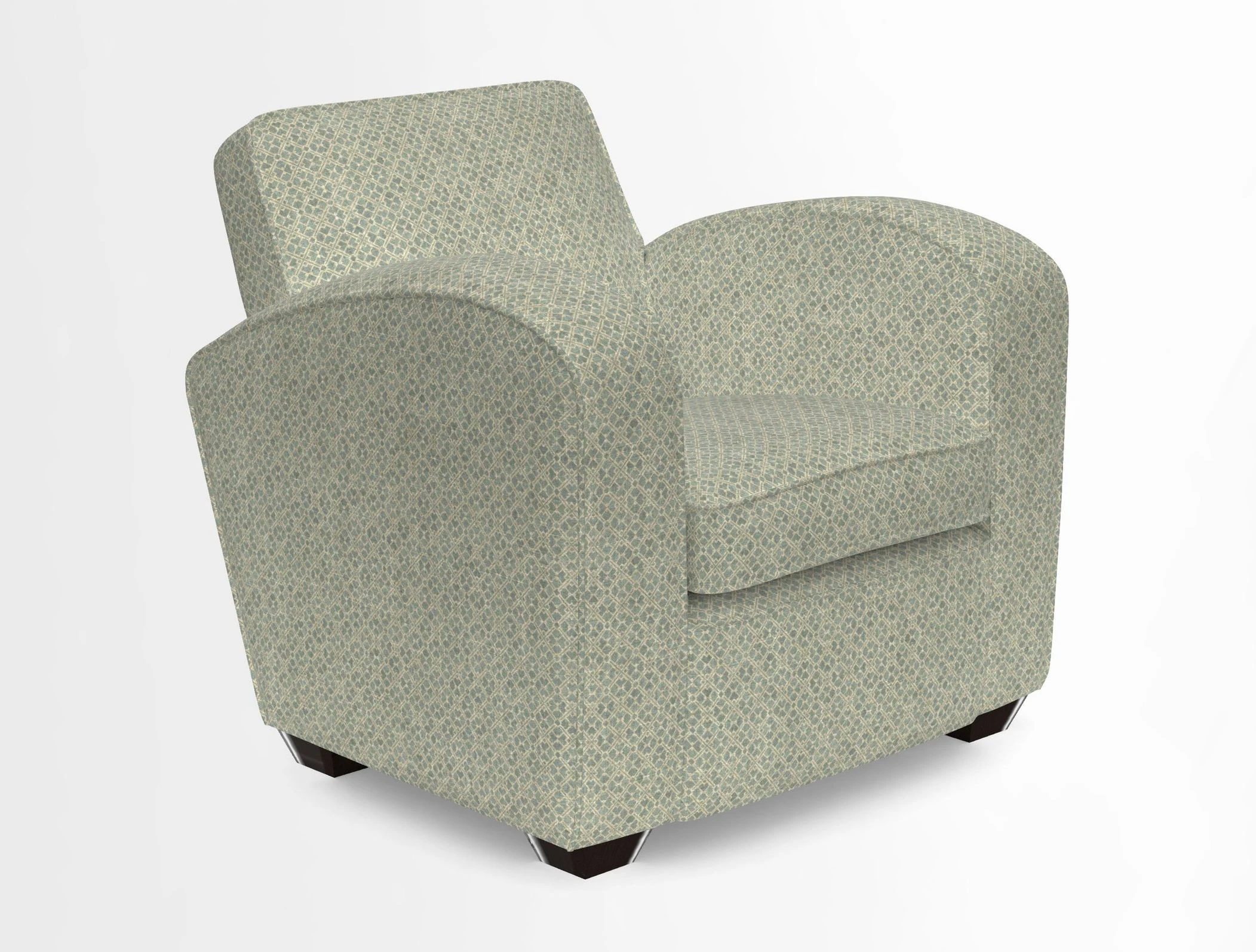 Montmartre Chair in V&A Brompton Collection Ikat Morning Blue