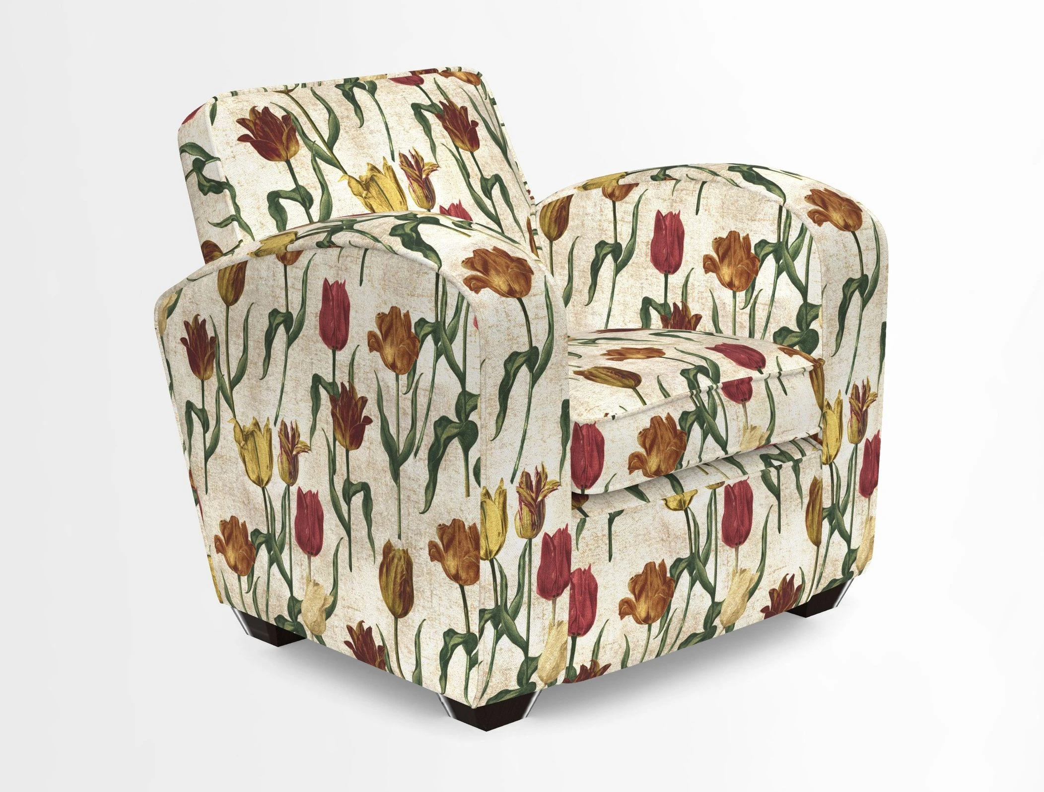 Montmartre Chair in V&A Brompton Collection Ikat Morning Blue