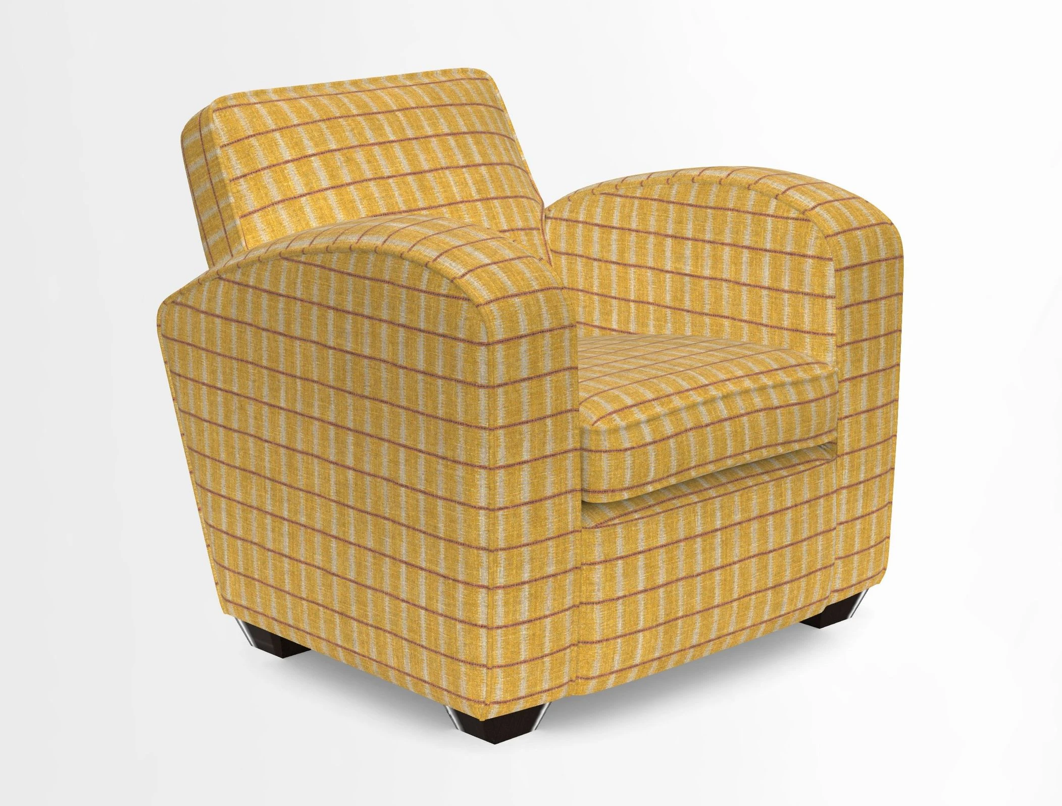 Montmartre Chair in V&A Brompton Collection Ikat Morning Blue