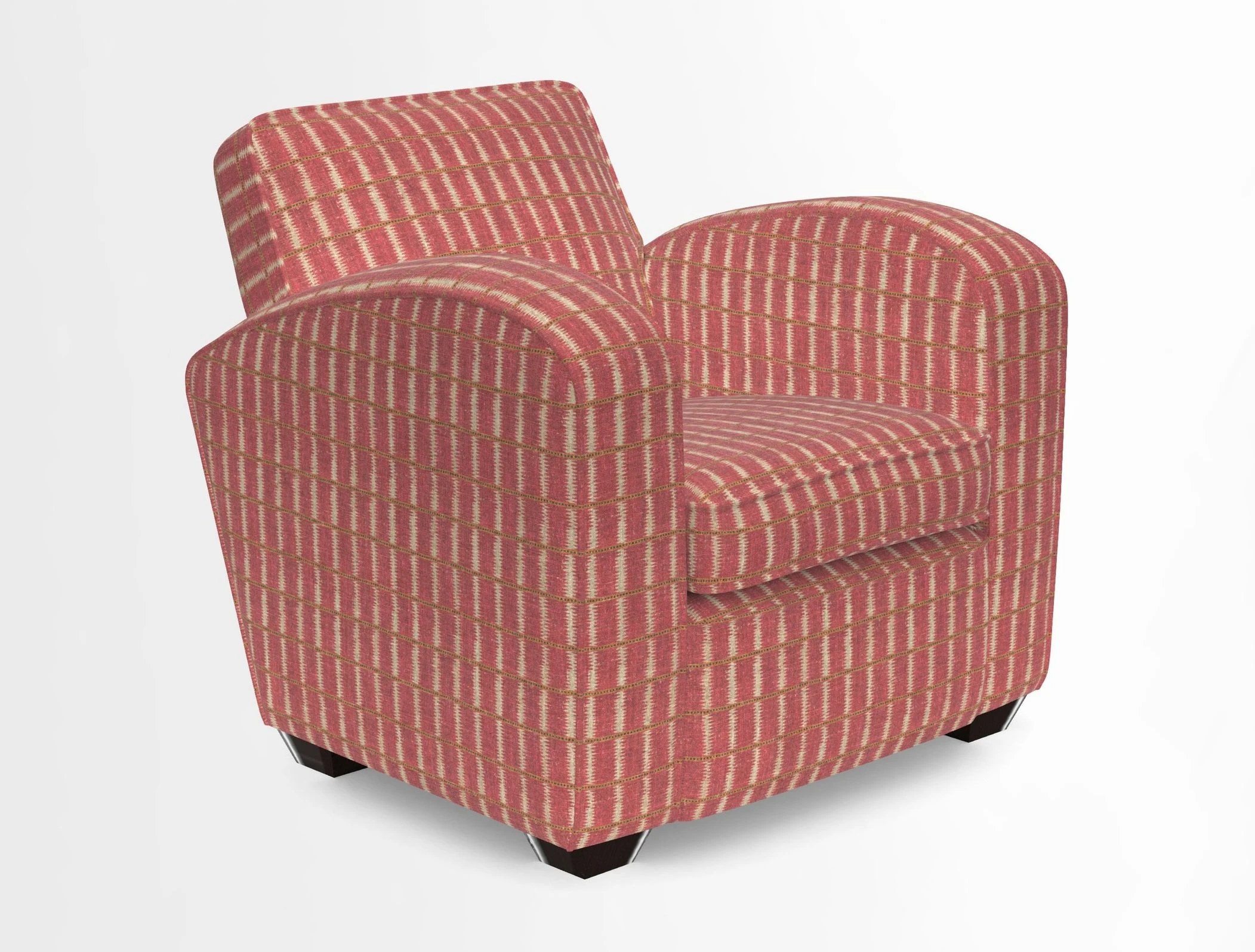 Montmartre Chair in V&A Brompton Collection Ikat Morning Blue
