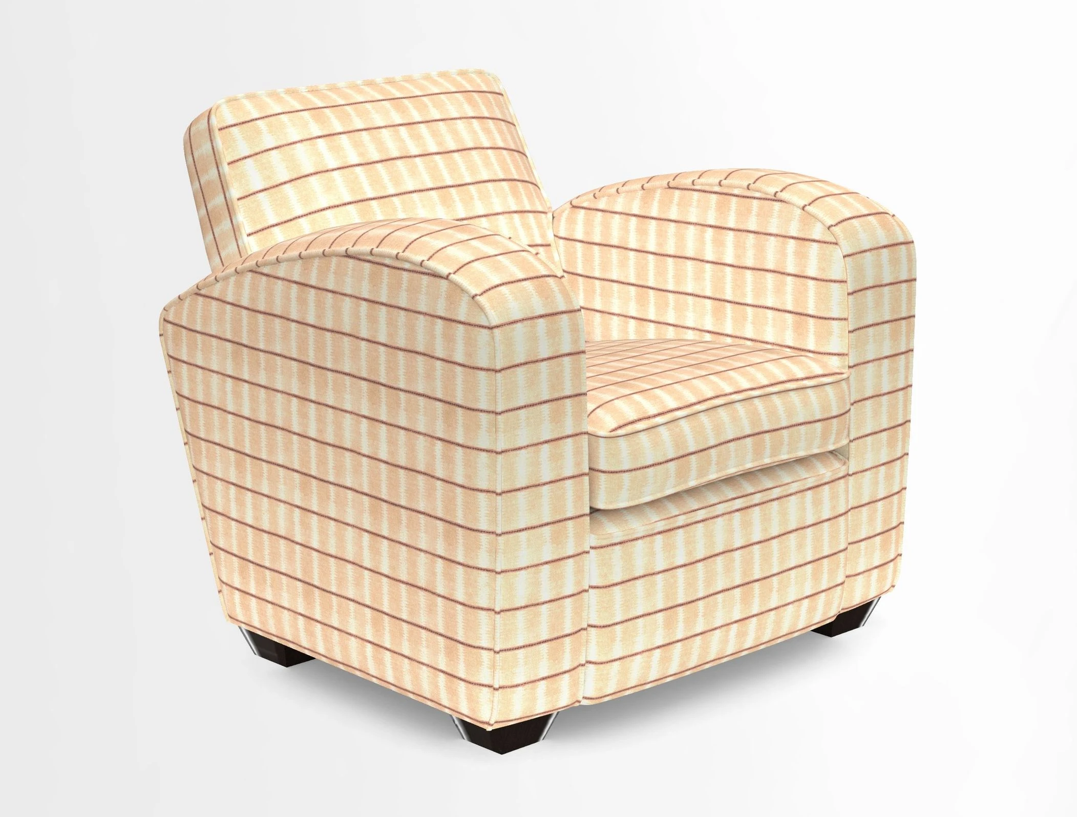 Montmartre Chair in V&A Brompton Collection Ikat Morning Blue