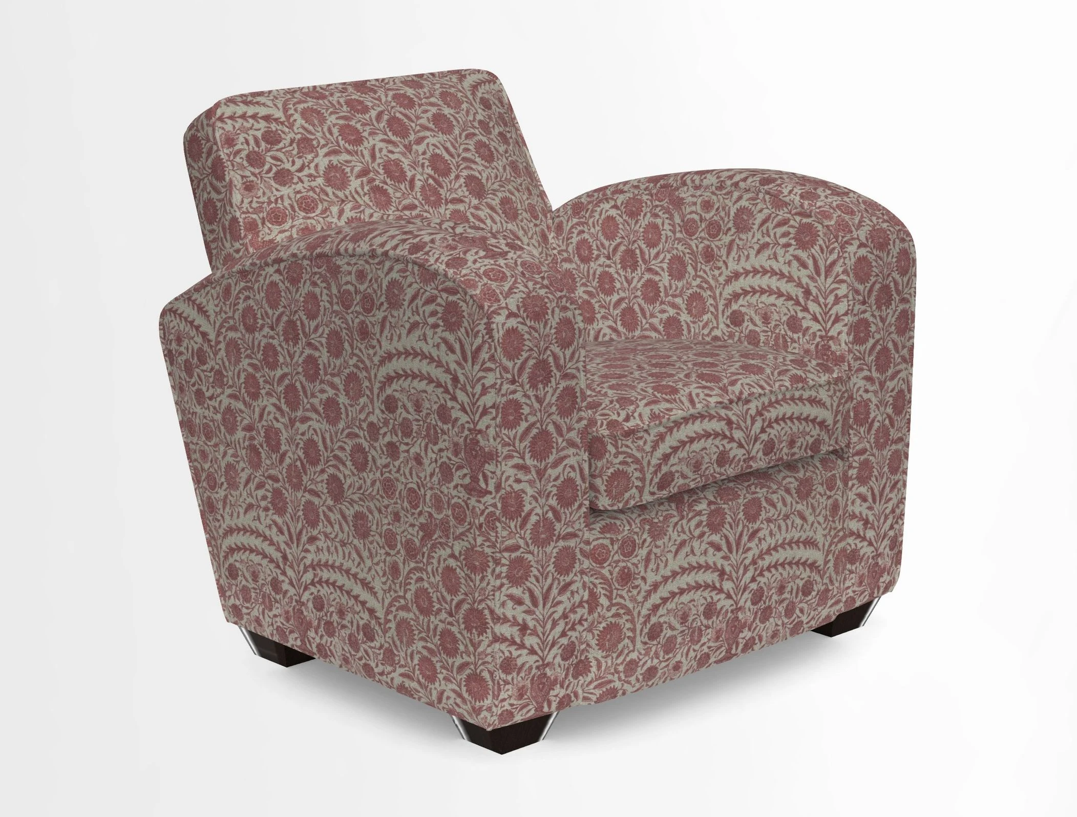 Montmartre Chair in V&A Brompton Collection Ikat Morning Blue