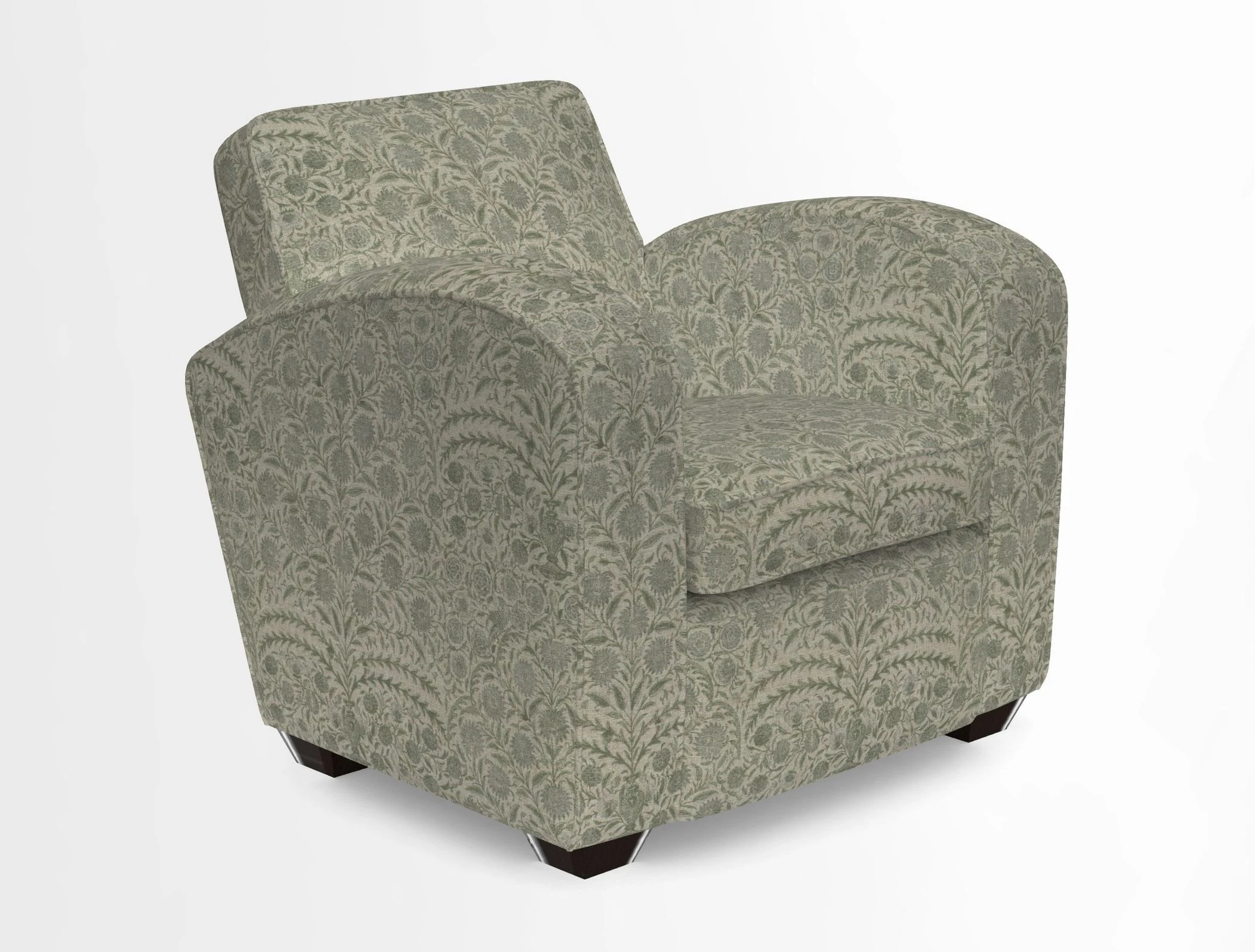 Montmartre Chair in V&A Brompton Collection Ikat Morning Blue