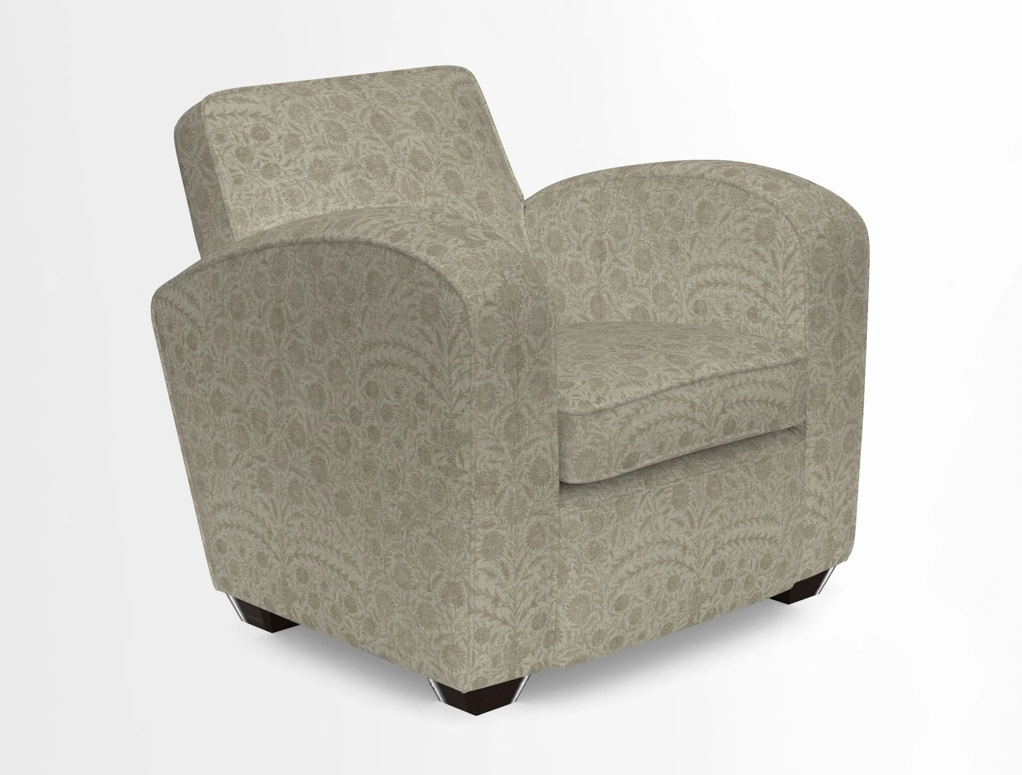 Montmartre Chair in V&A Brompton Collection Ikat Morning Blue
