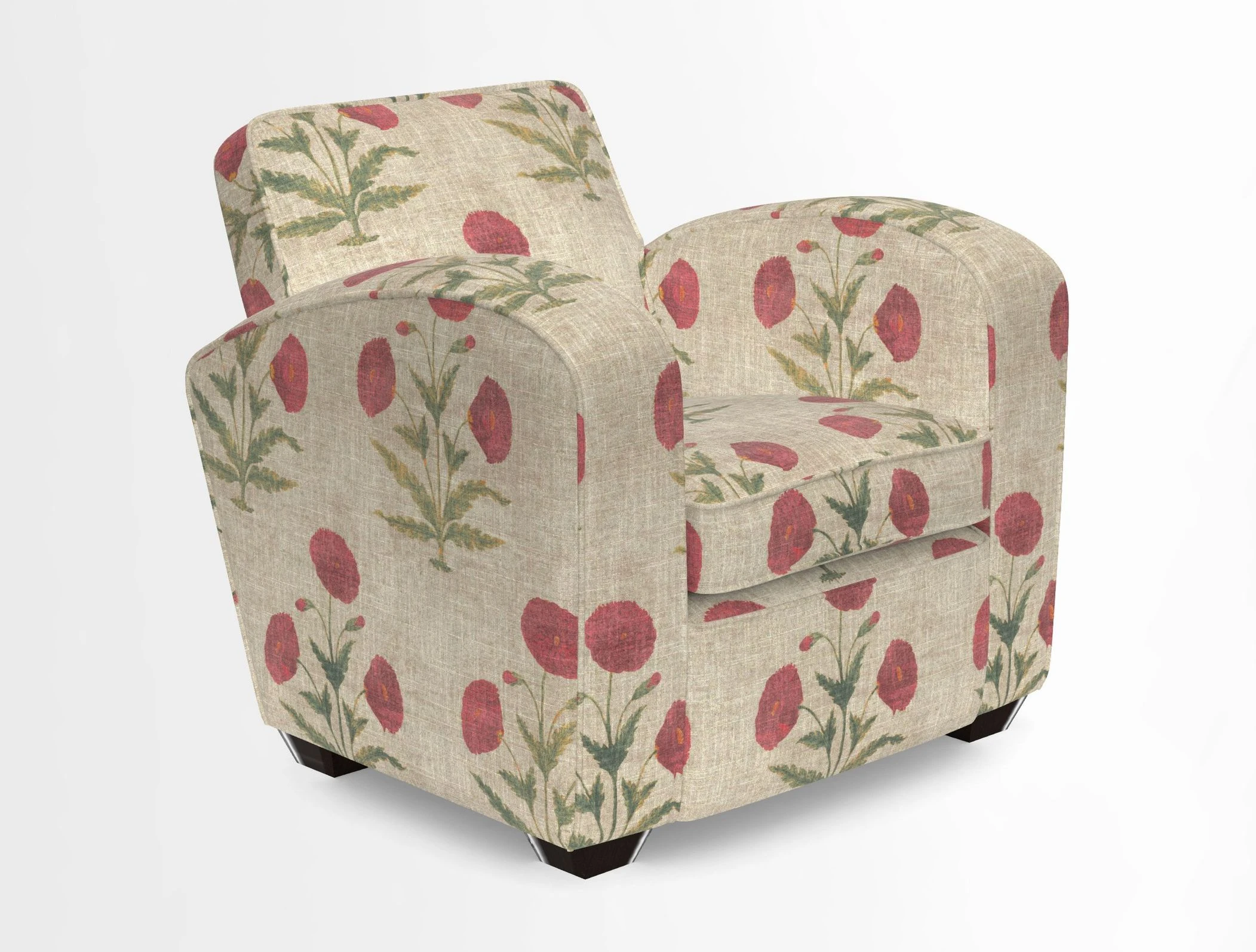 Montmartre Chair in V&A Brompton Collection Ikat Morning Blue