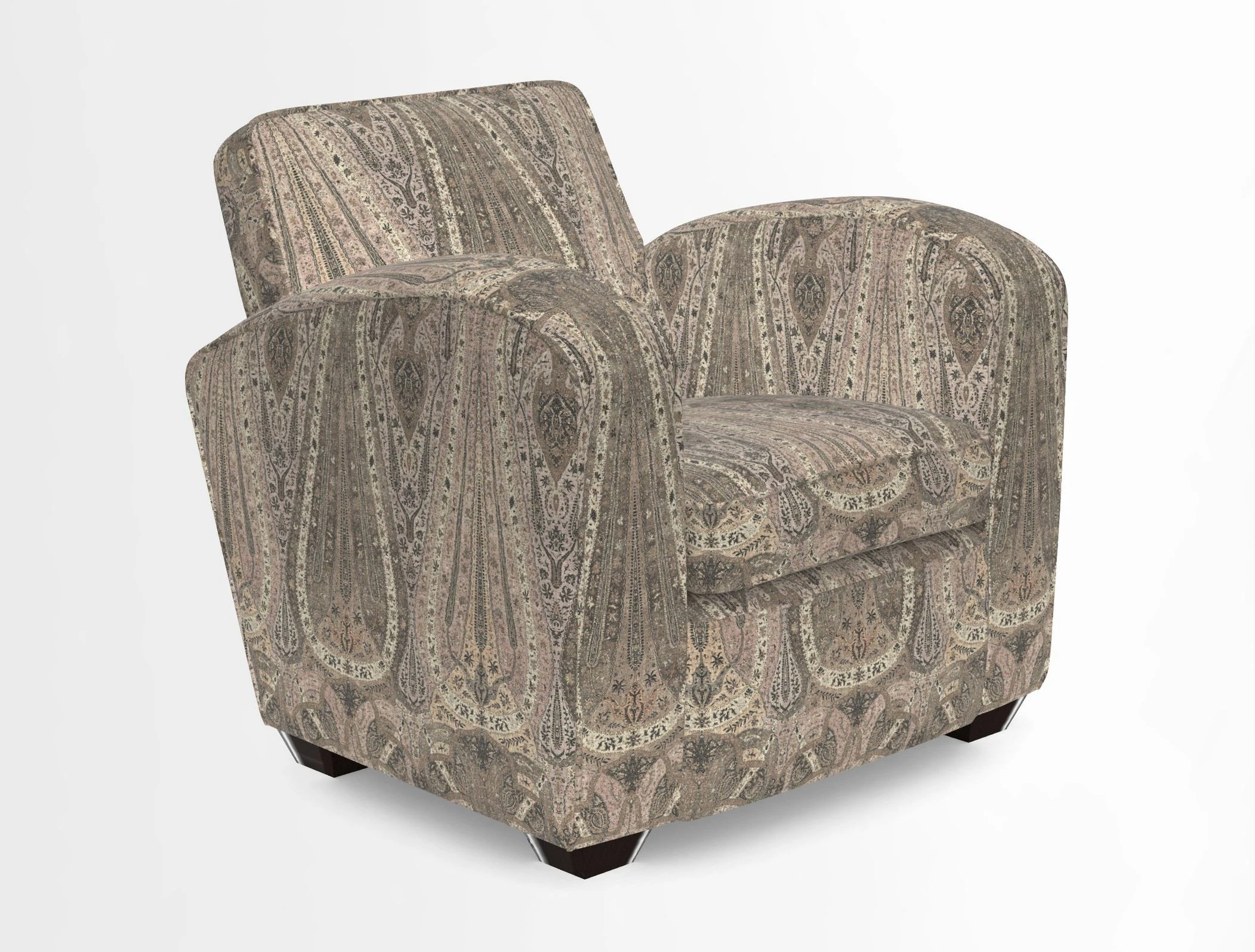Montmartre Chair in V&A Brompton Collection Ikat Morning Blue