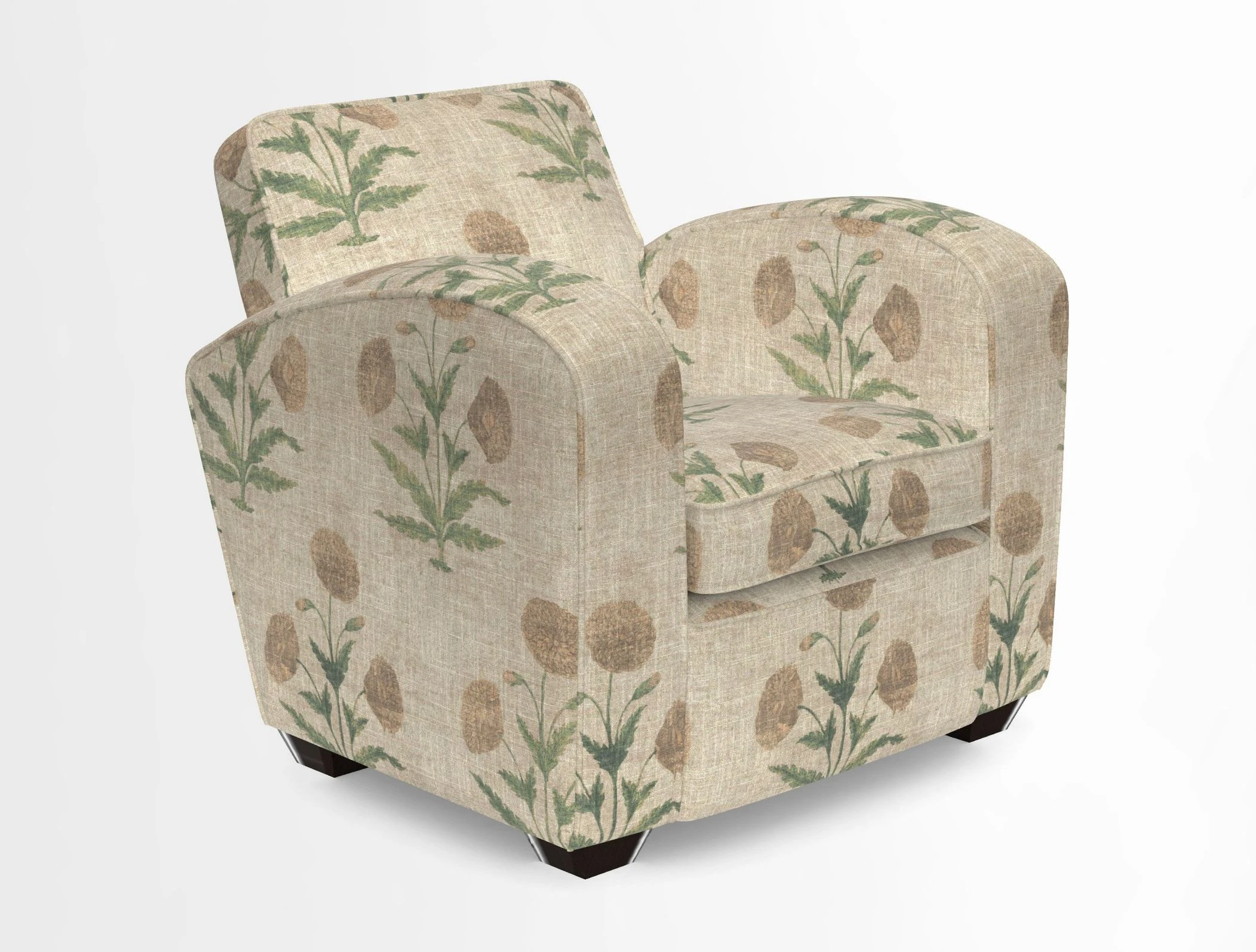 Montmartre Chair in V&A Brompton Collection Ikat Morning Blue
