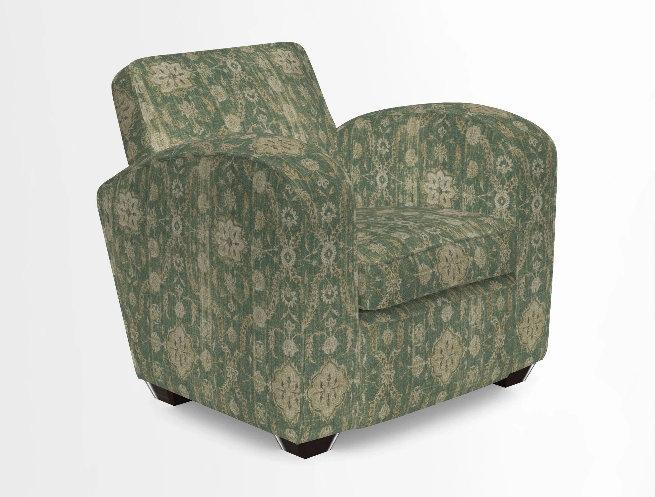 Montmartre Chair in V&A Brompton Collection Ikat Morning Blue