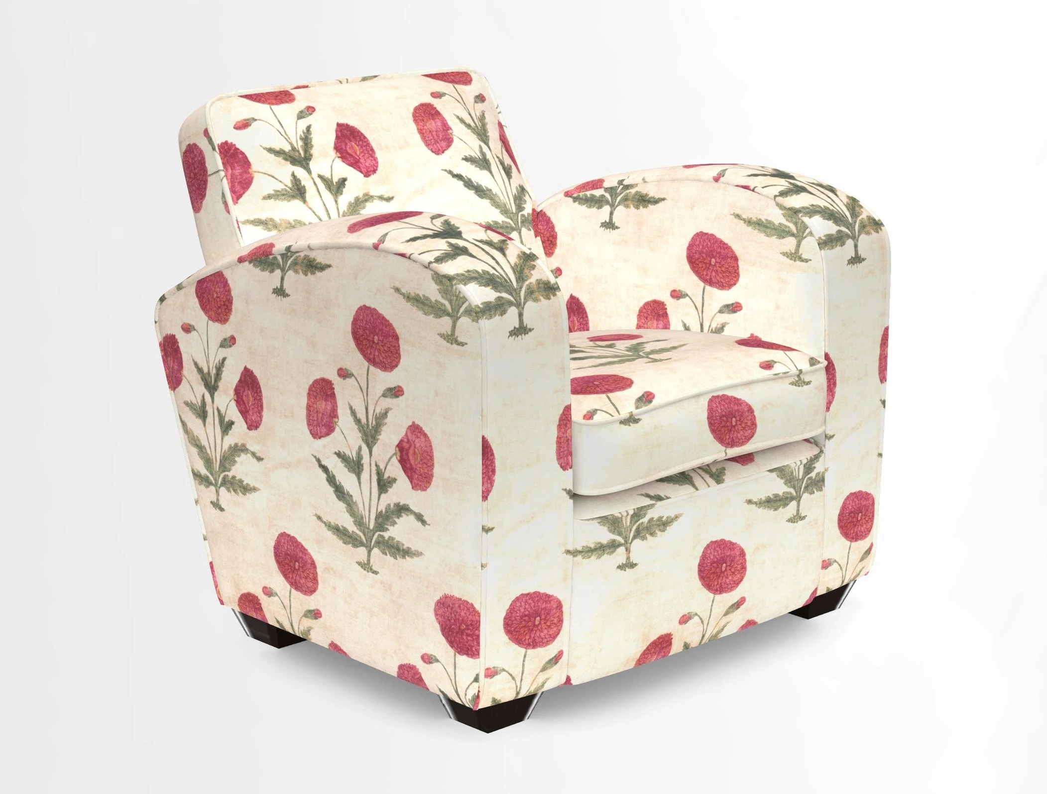 Montmartre Chair in V&A Brompton Collection Ikat Morning Blue
