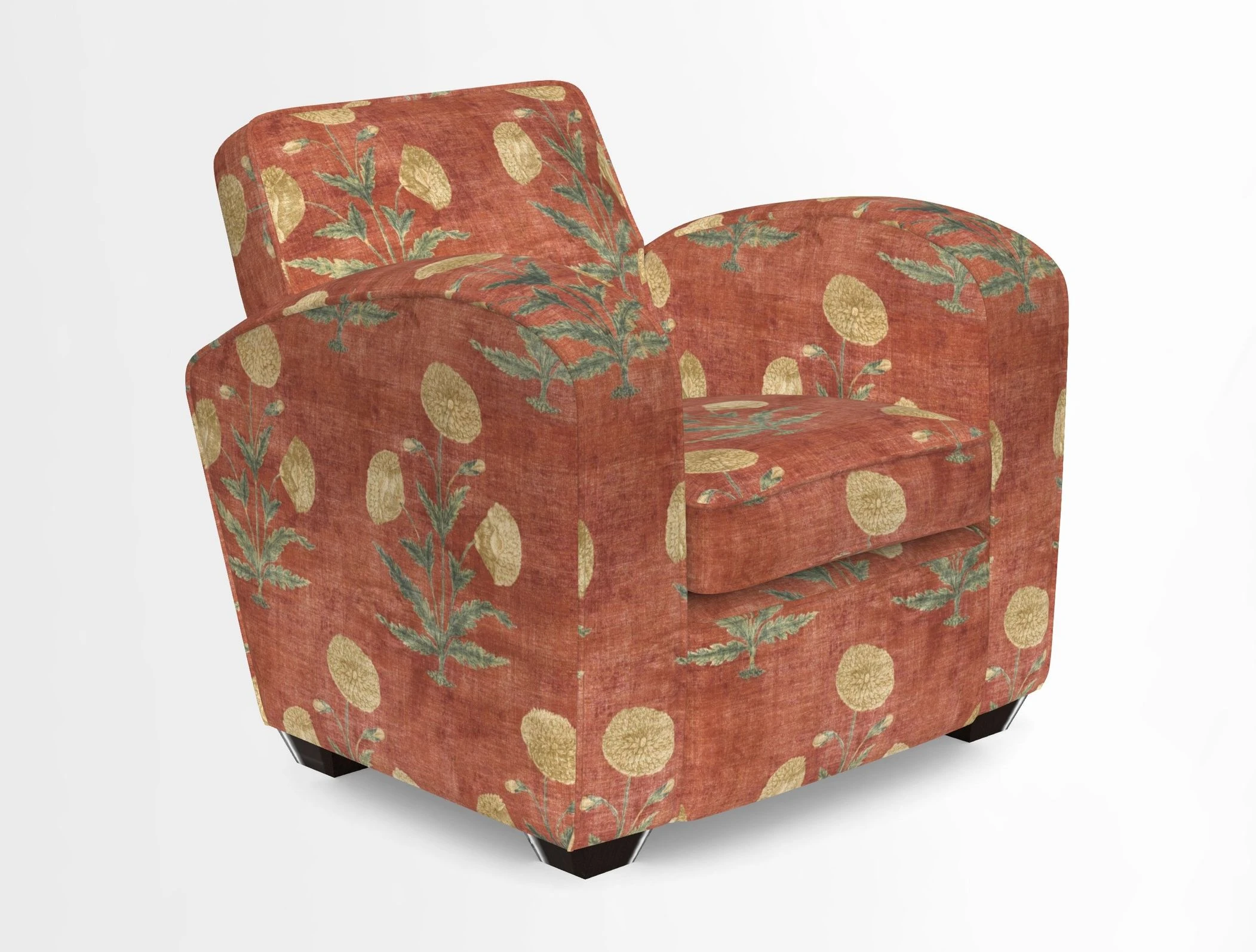 Montmartre Chair in V&A Brompton Collection Ikat Morning Blue