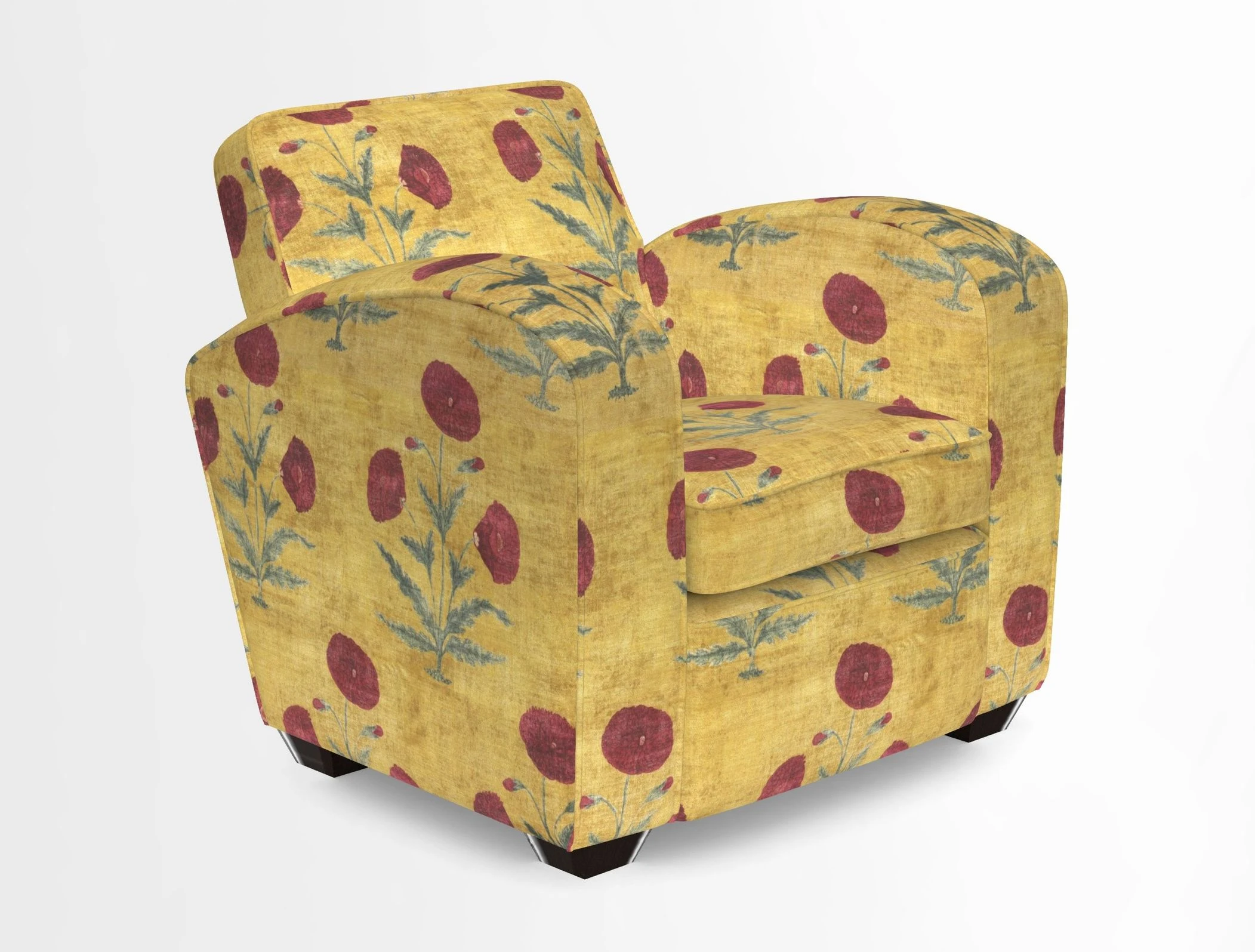 Montmartre Chair in V&A Brompton Collection Ikat Morning Blue