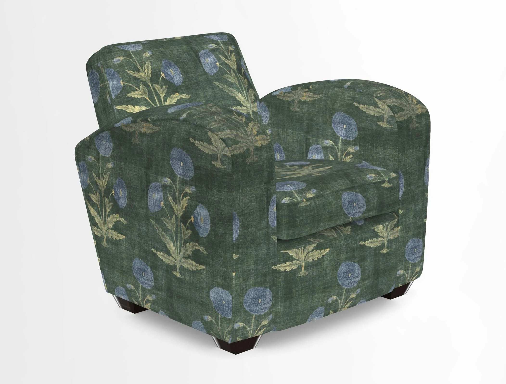 Montmartre Chair in V&A Brompton Collection Ikat Morning Blue