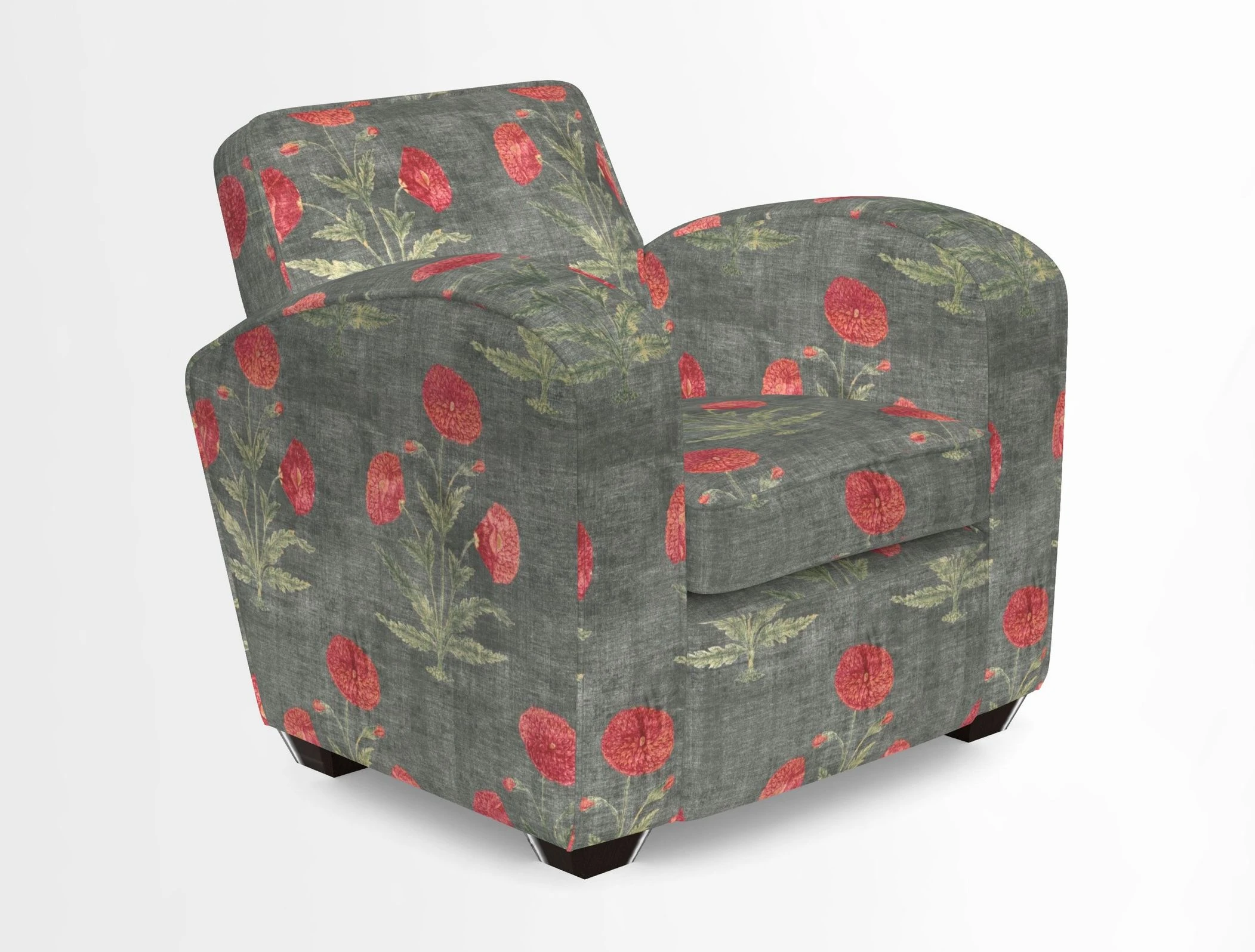 Montmartre Chair in V&A Brompton Collection Ikat Morning Blue