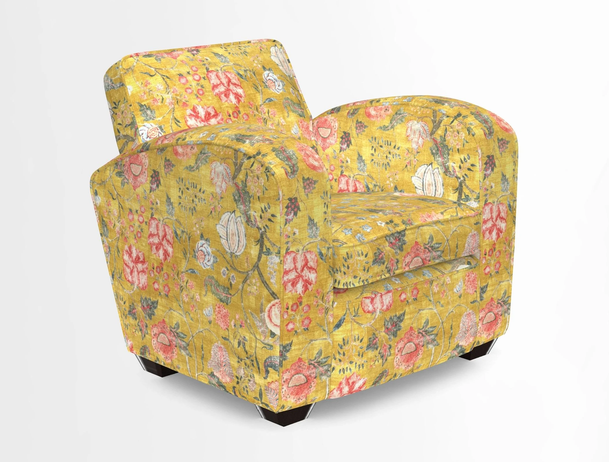 Montmartre Chair in V&A Brompton Collection Ikat Morning Blue