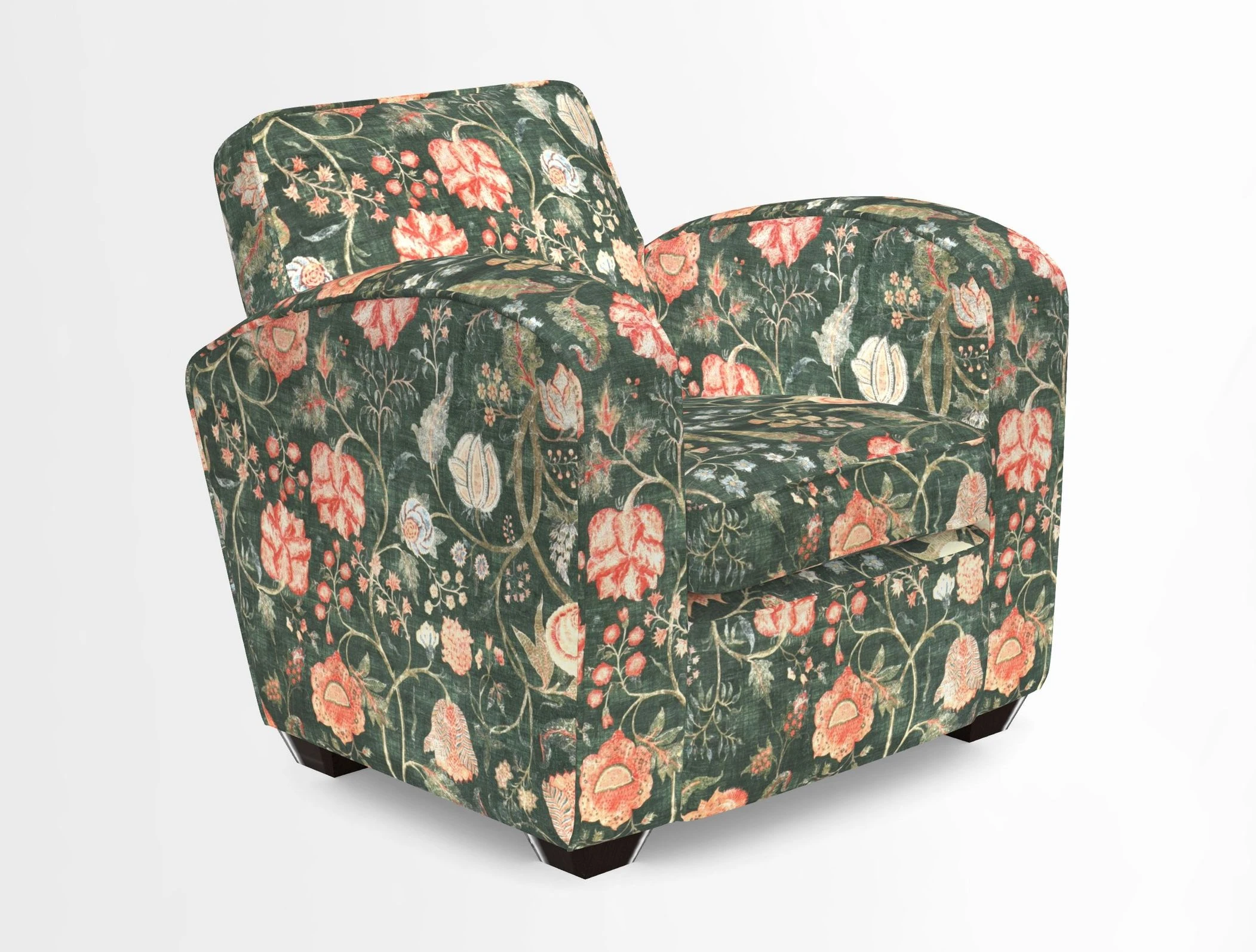 Montmartre Chair in V&A Brompton Collection Ikat Morning Blue