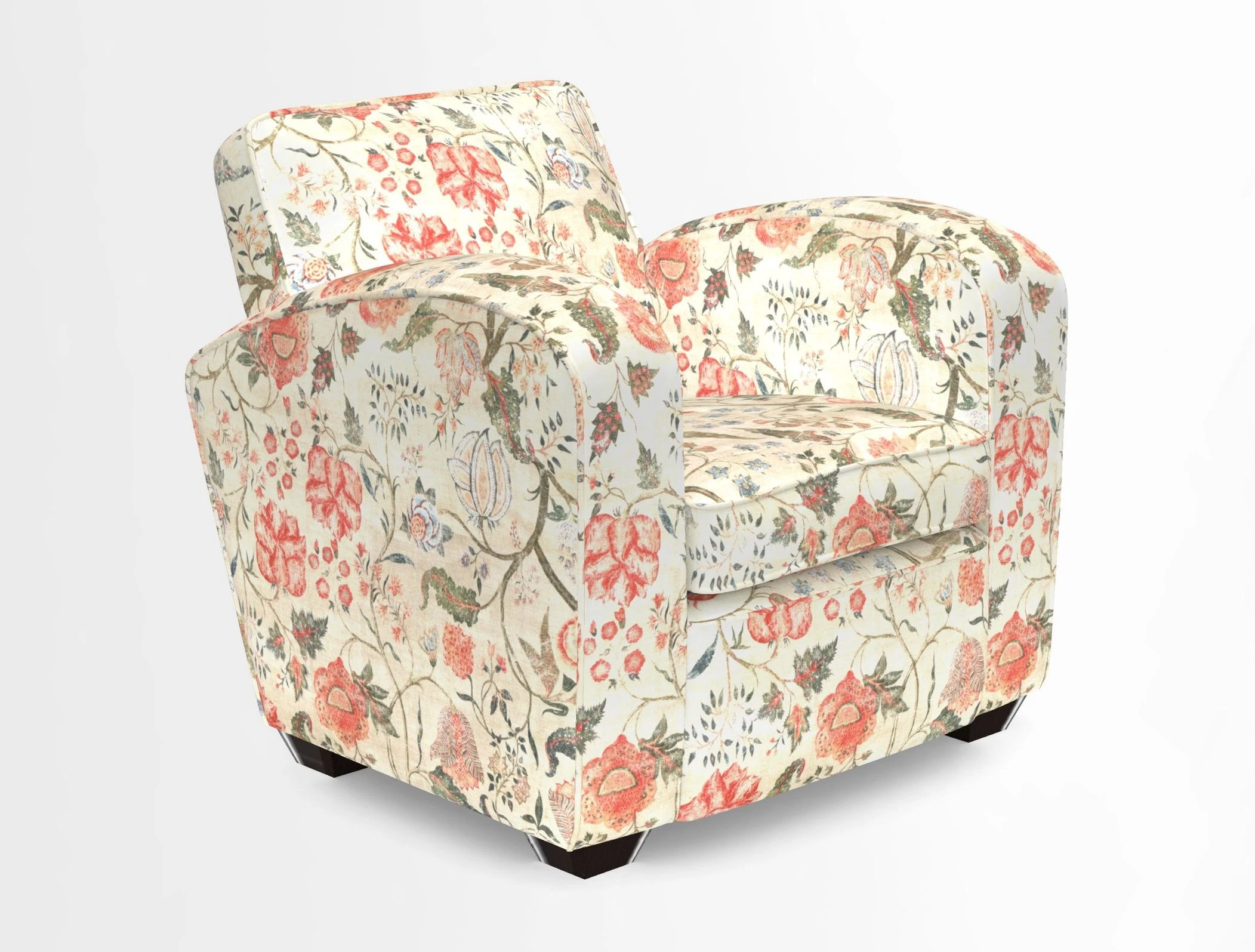 Montmartre Chair in V&A Brompton Collection Ikat Morning Blue
