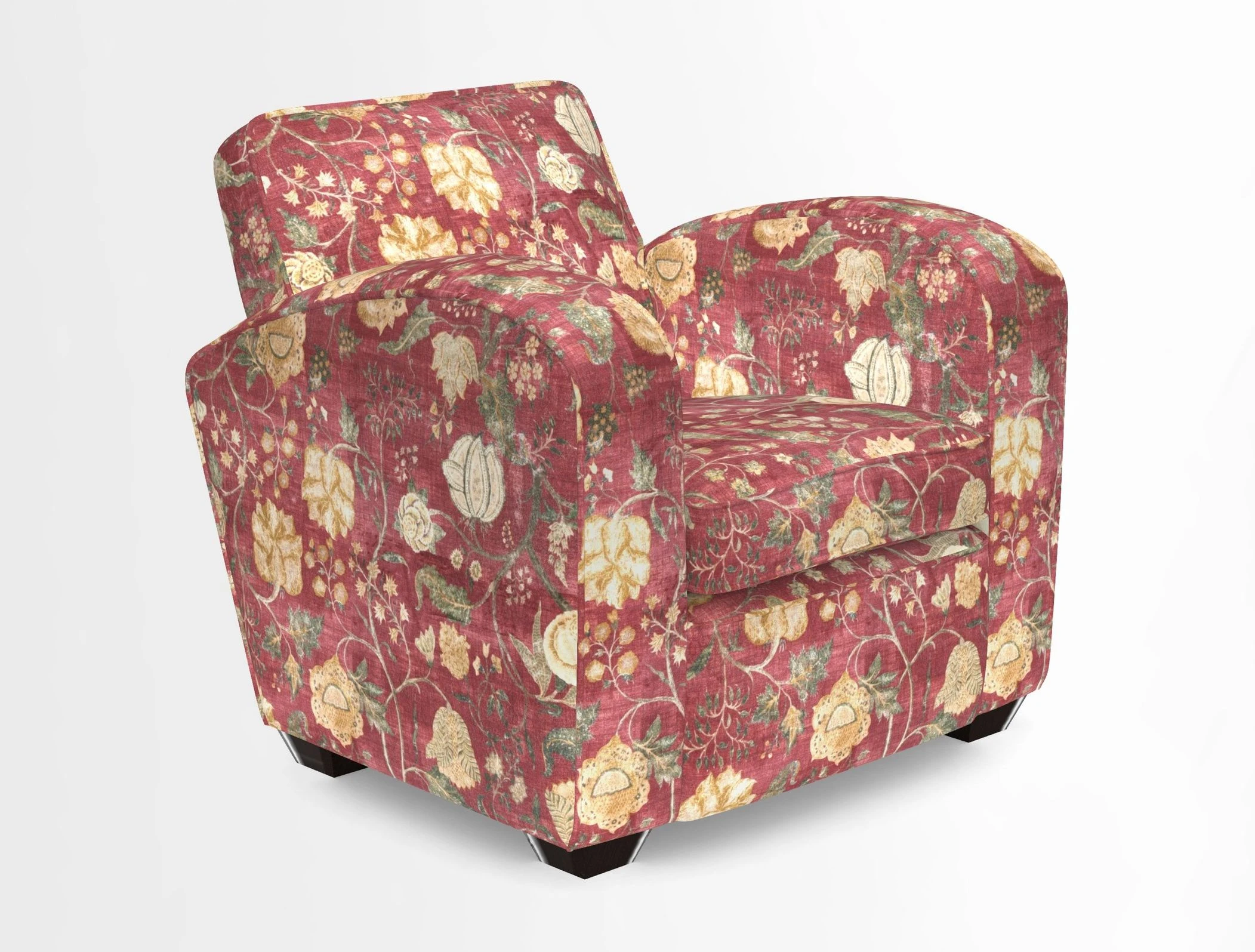 Montmartre Chair in V&A Brompton Collection Ikat Morning Blue