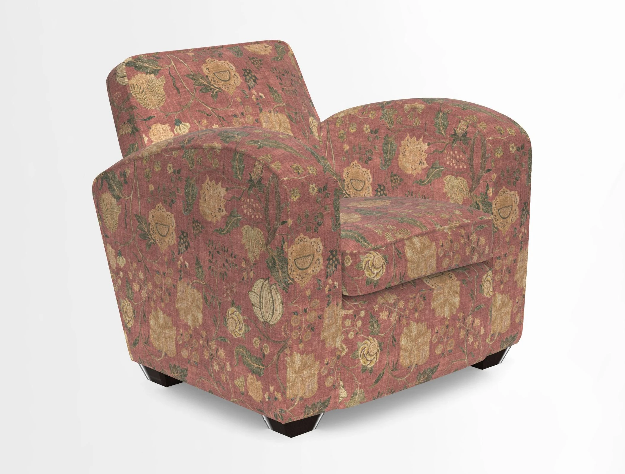 Montmartre Chair in V&A Brompton Collection Ikat Morning Blue