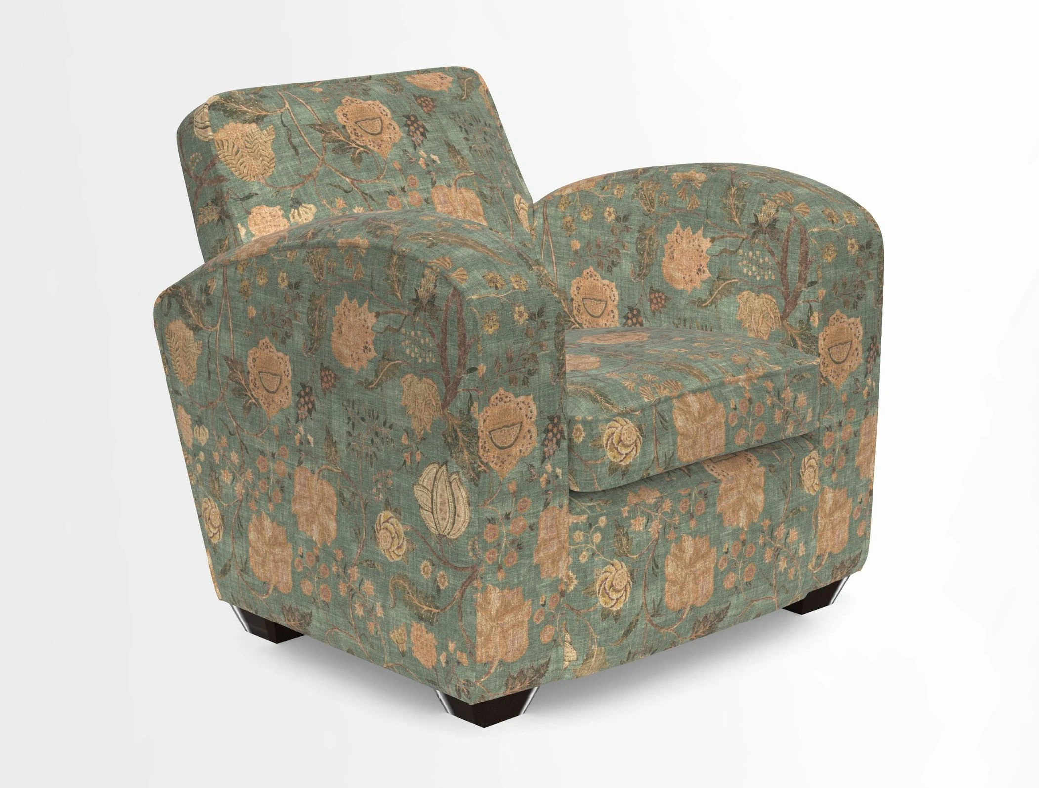 Montmartre Chair in V&A Brompton Collection Ikat Morning Blue