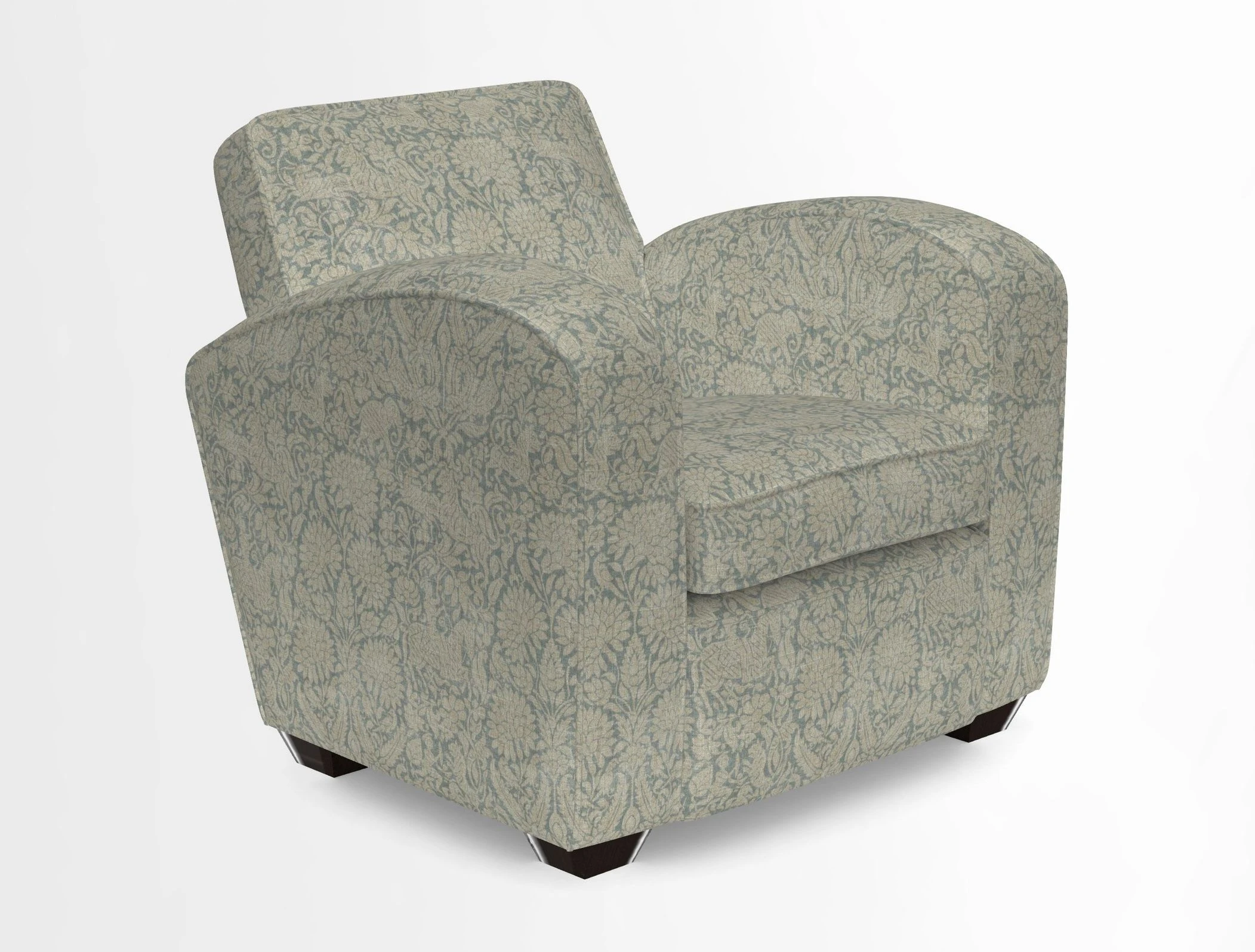 Montmartre Chair in V&A Brompton Collection Ikat Morning Blue