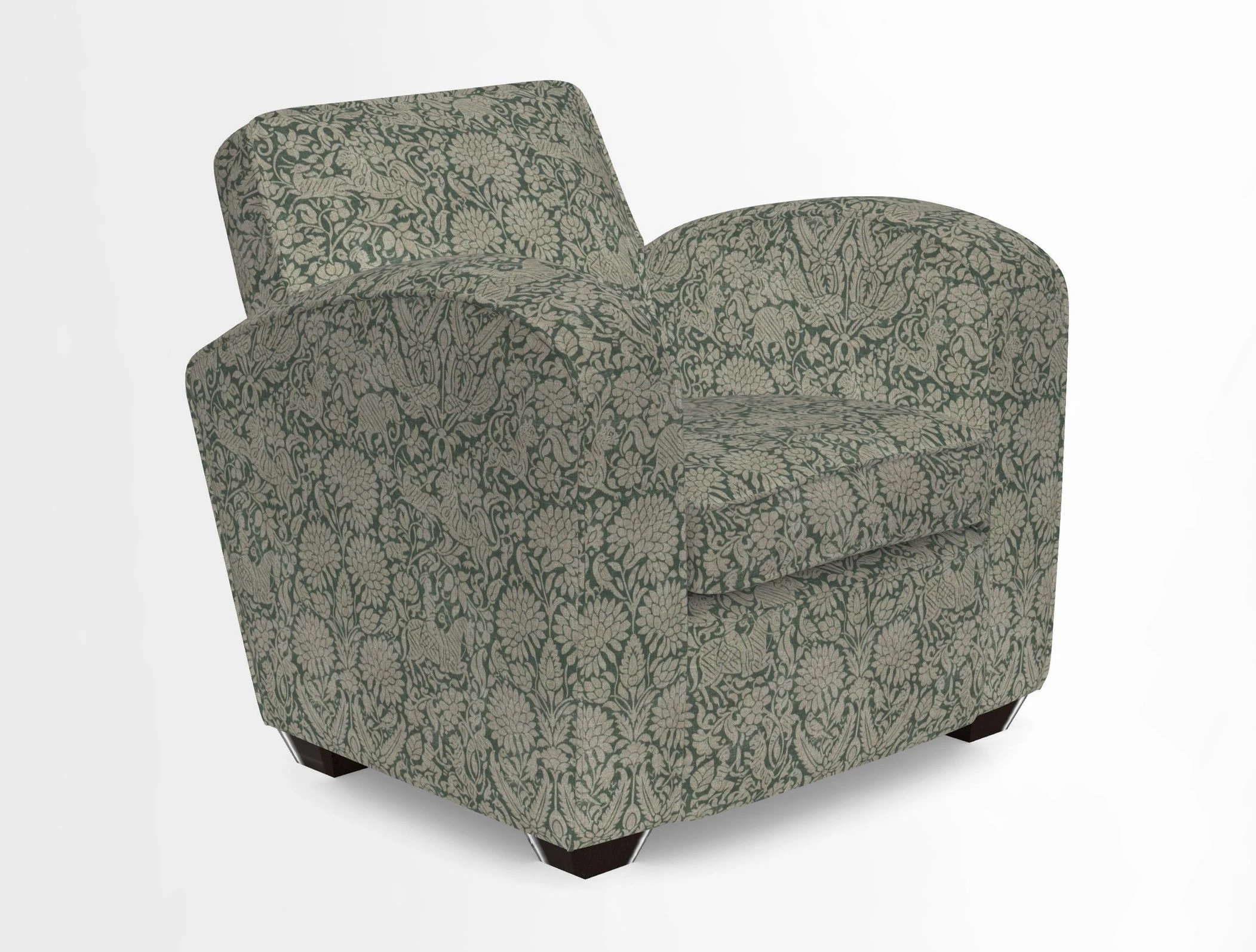 Montmartre Chair in V&A Brompton Collection Ikat Morning Blue